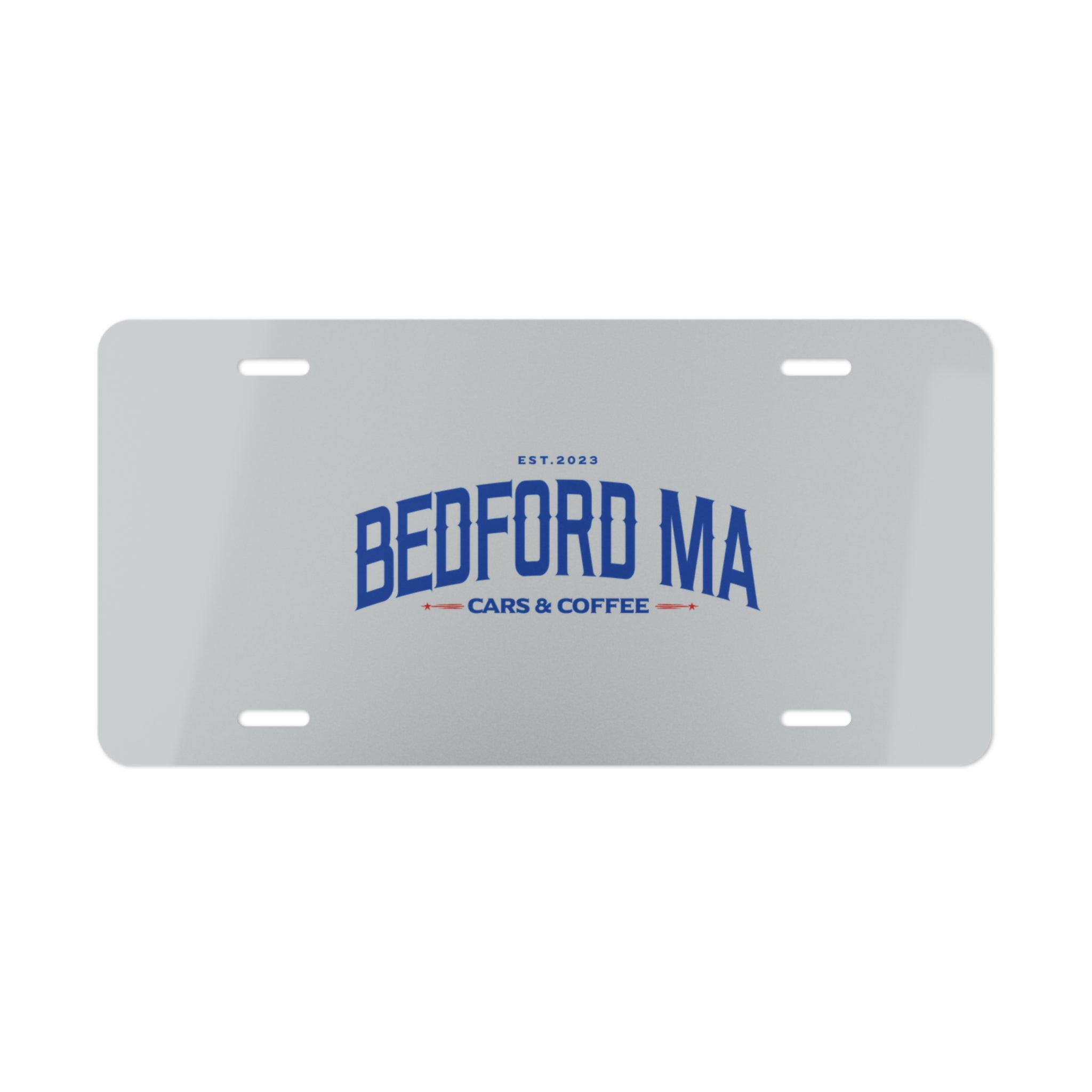 Bedford Cars & Coffee Vanity Plate