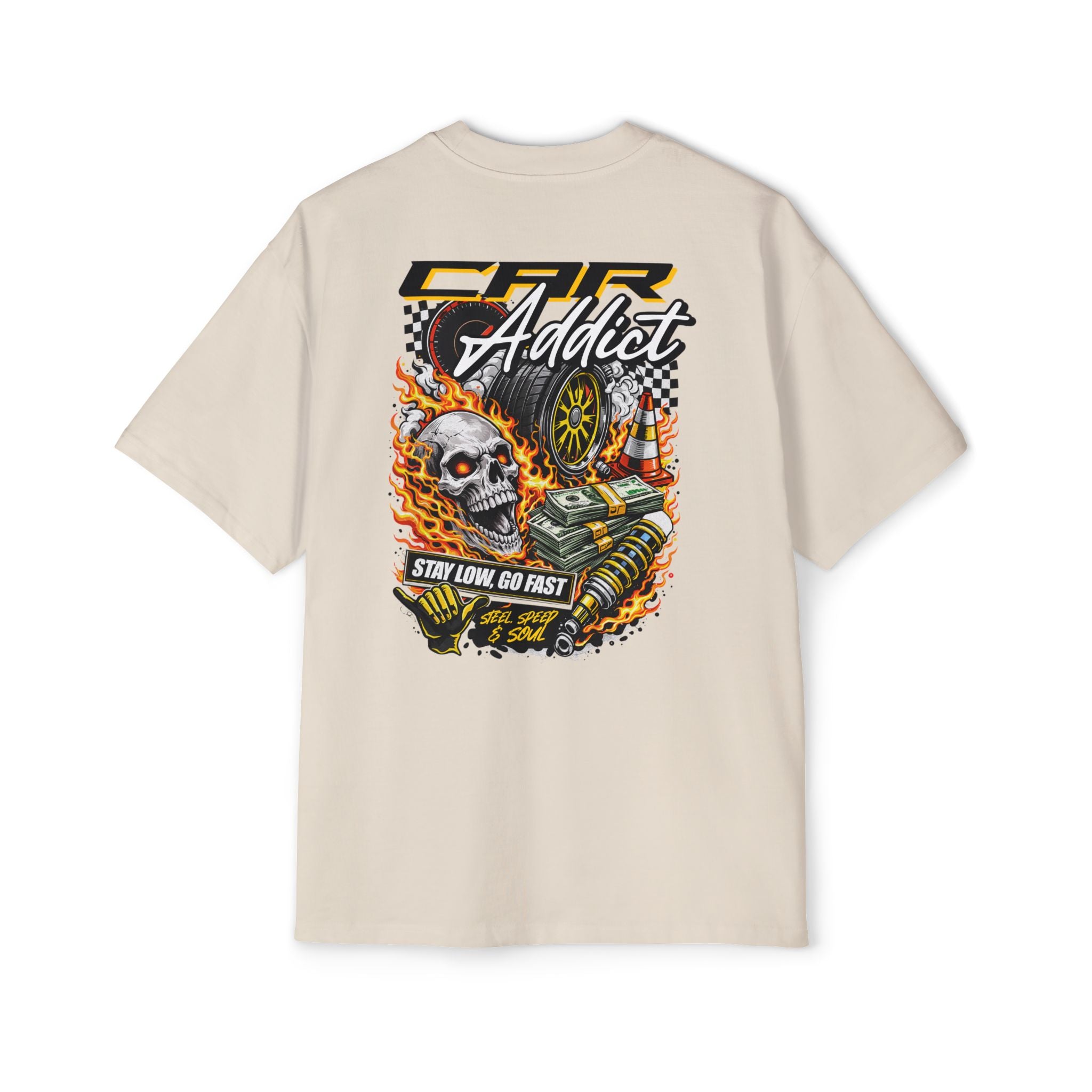 ModPro "Stay Low Go Fast" Skull Racing Shirt
