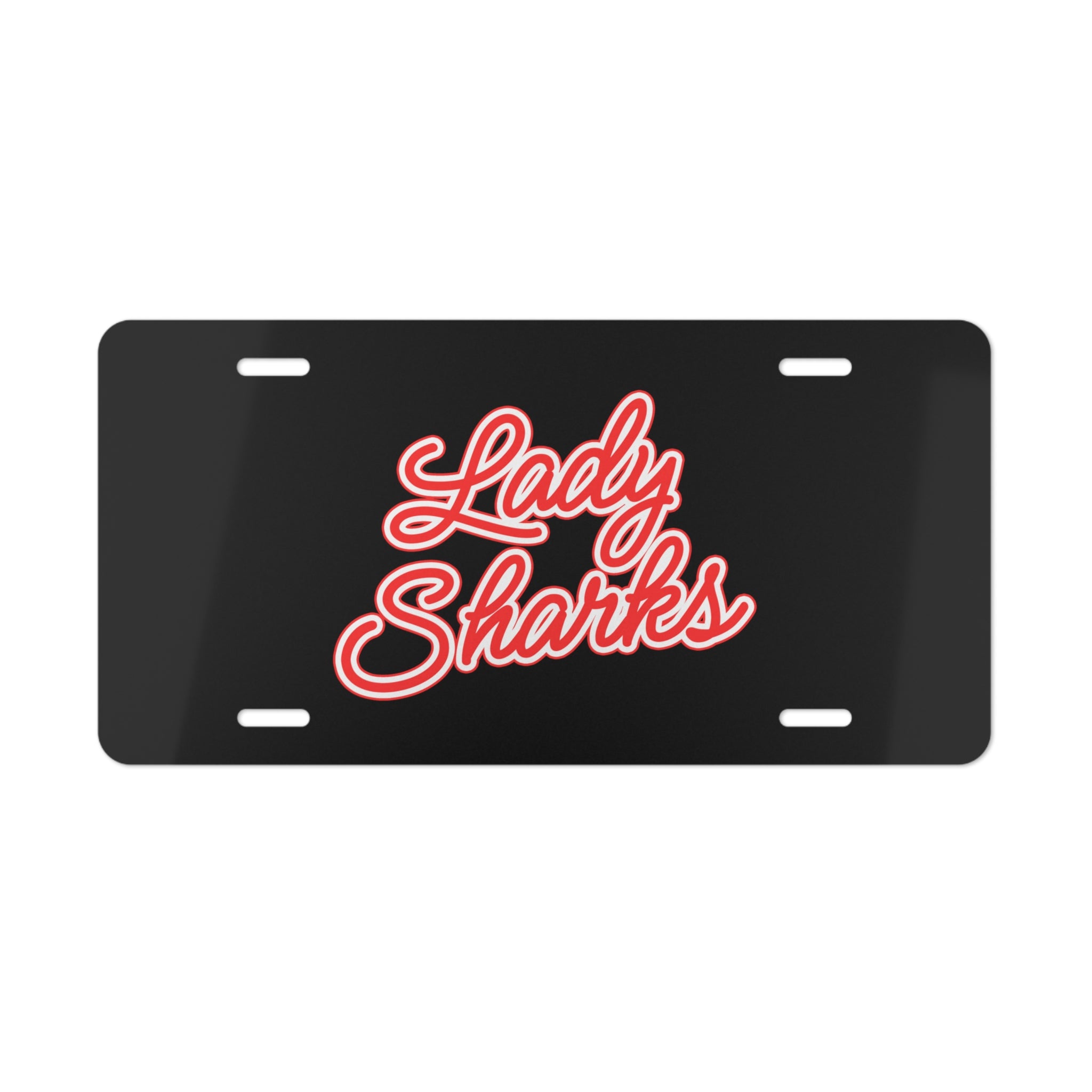 LADY SHARKS Vanity Plate - Black