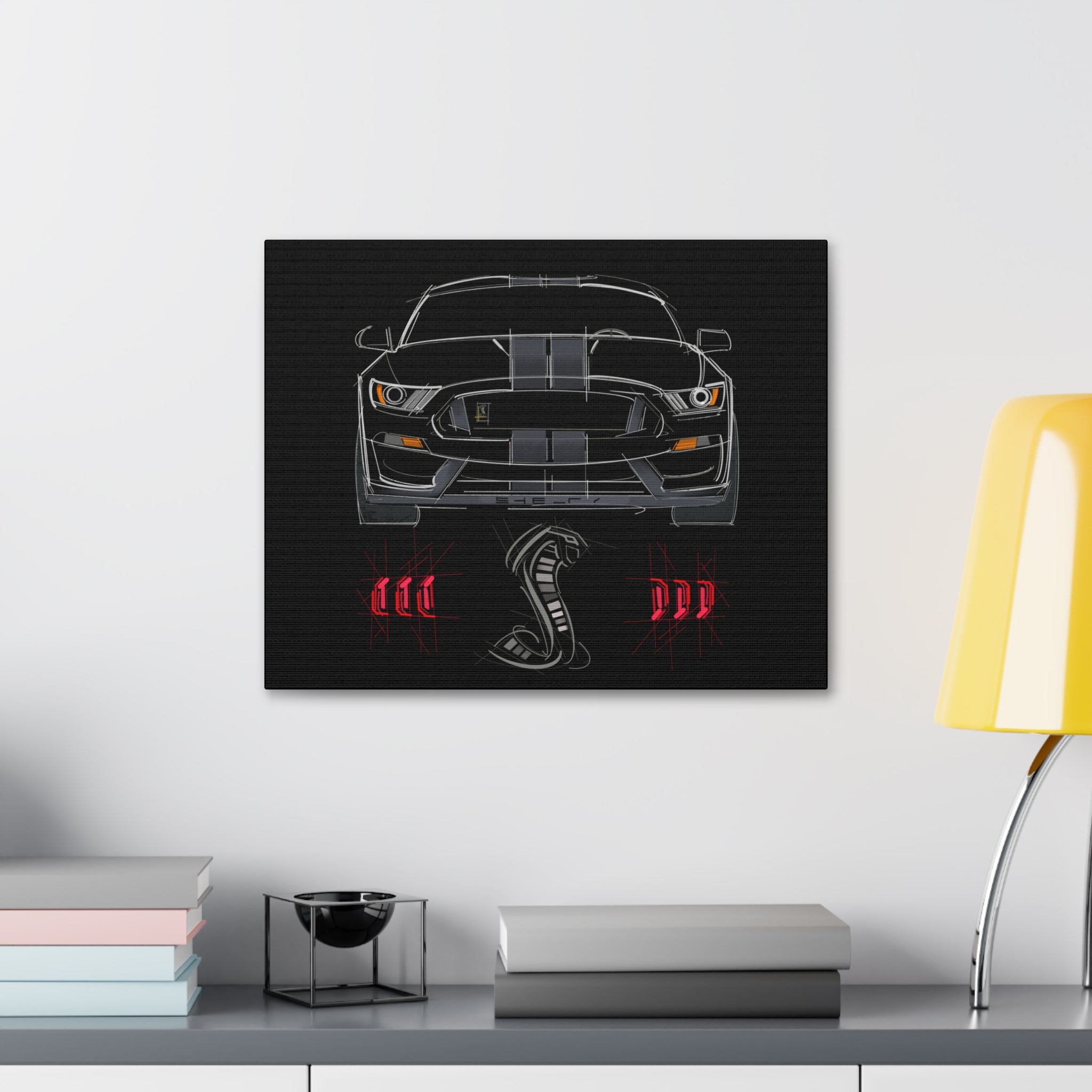 GT350 Front + Taillights Canvas