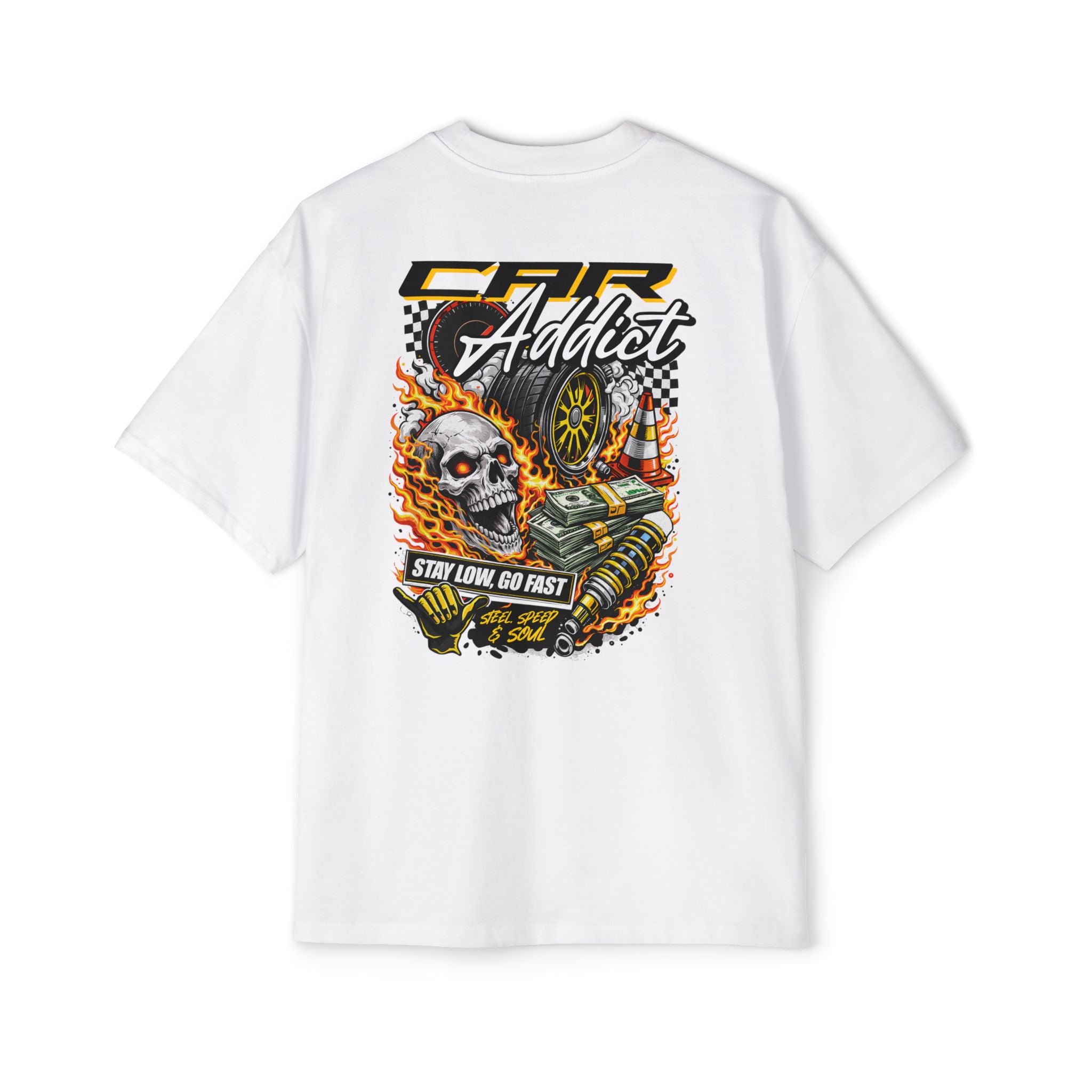 ModPro "Stay Low Go Fast" Skull Racing Shirt