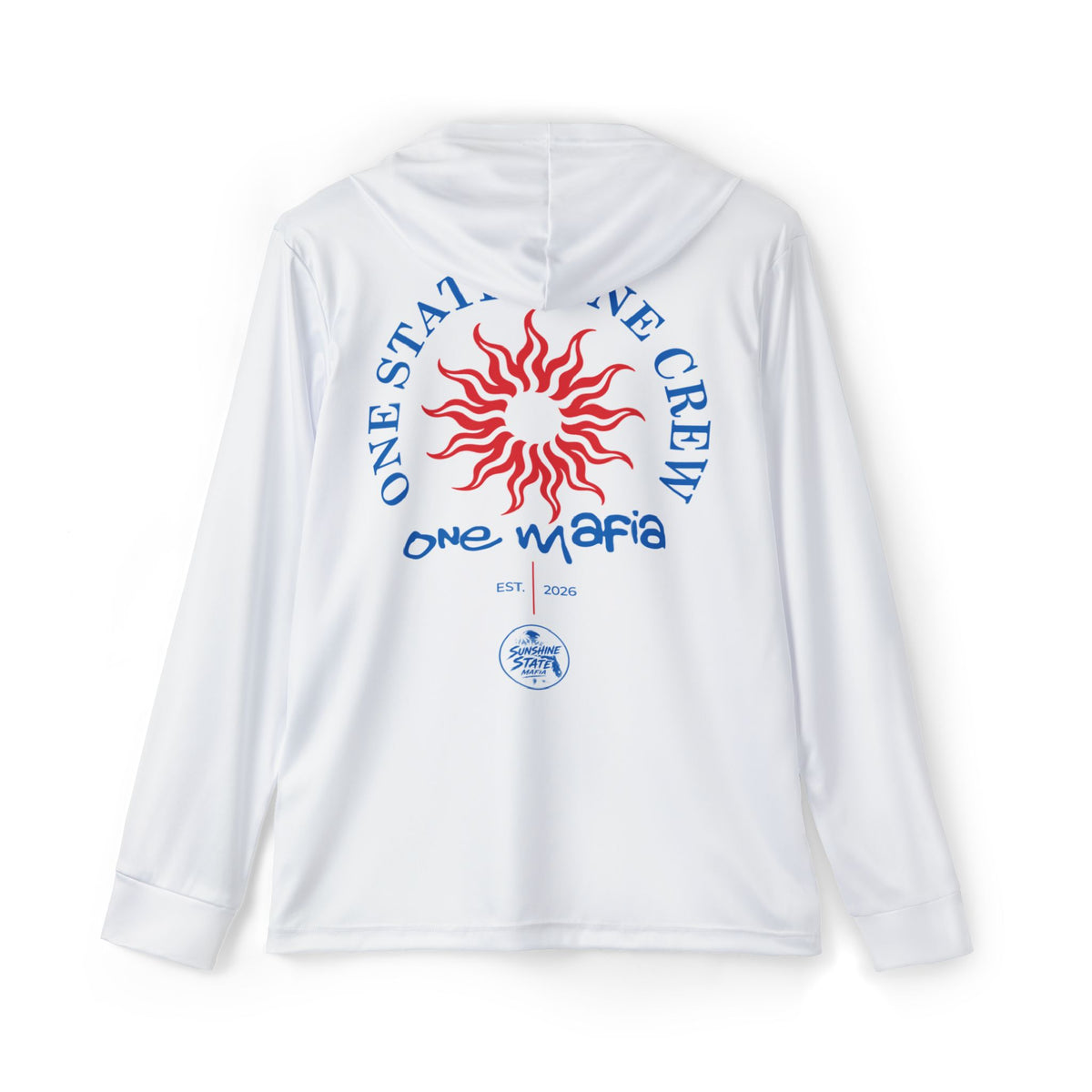 SUNSHINE STATE MAFIA Logo Light Warmup Hoodie - White