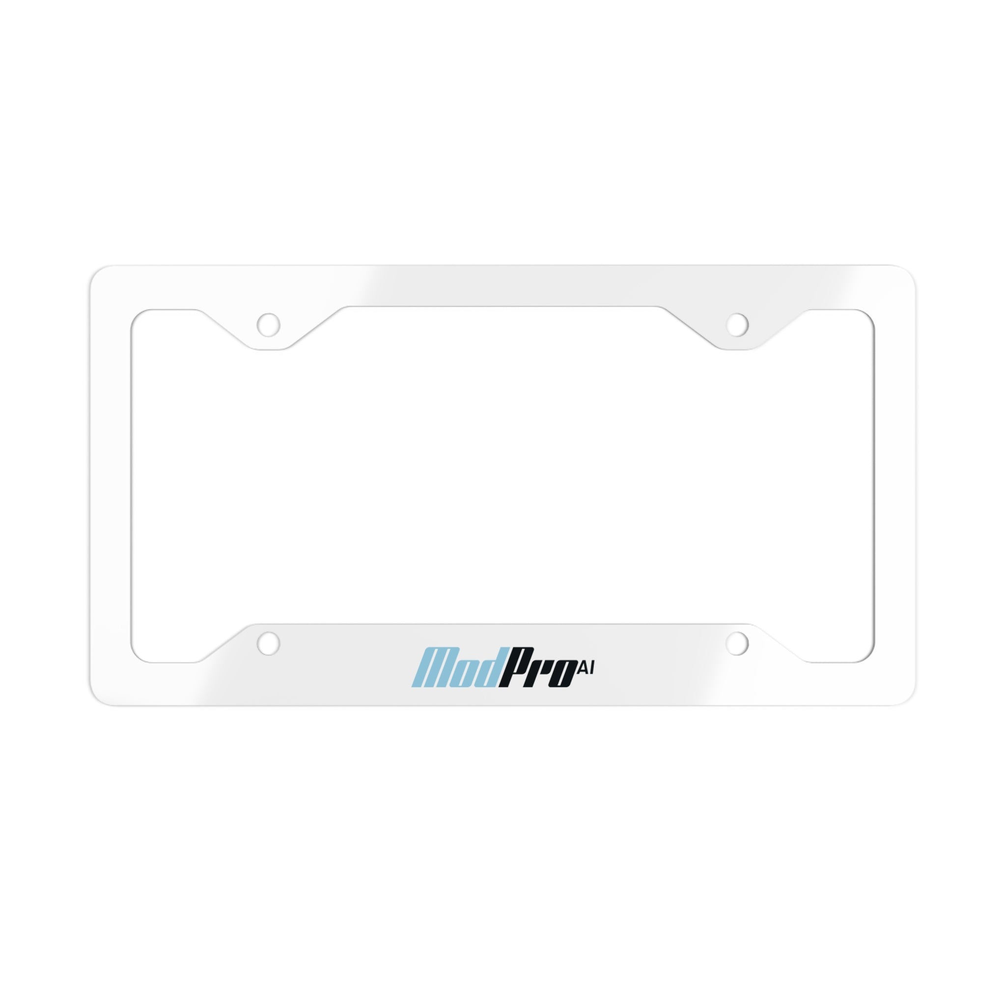ModPro License Plate Frame - White