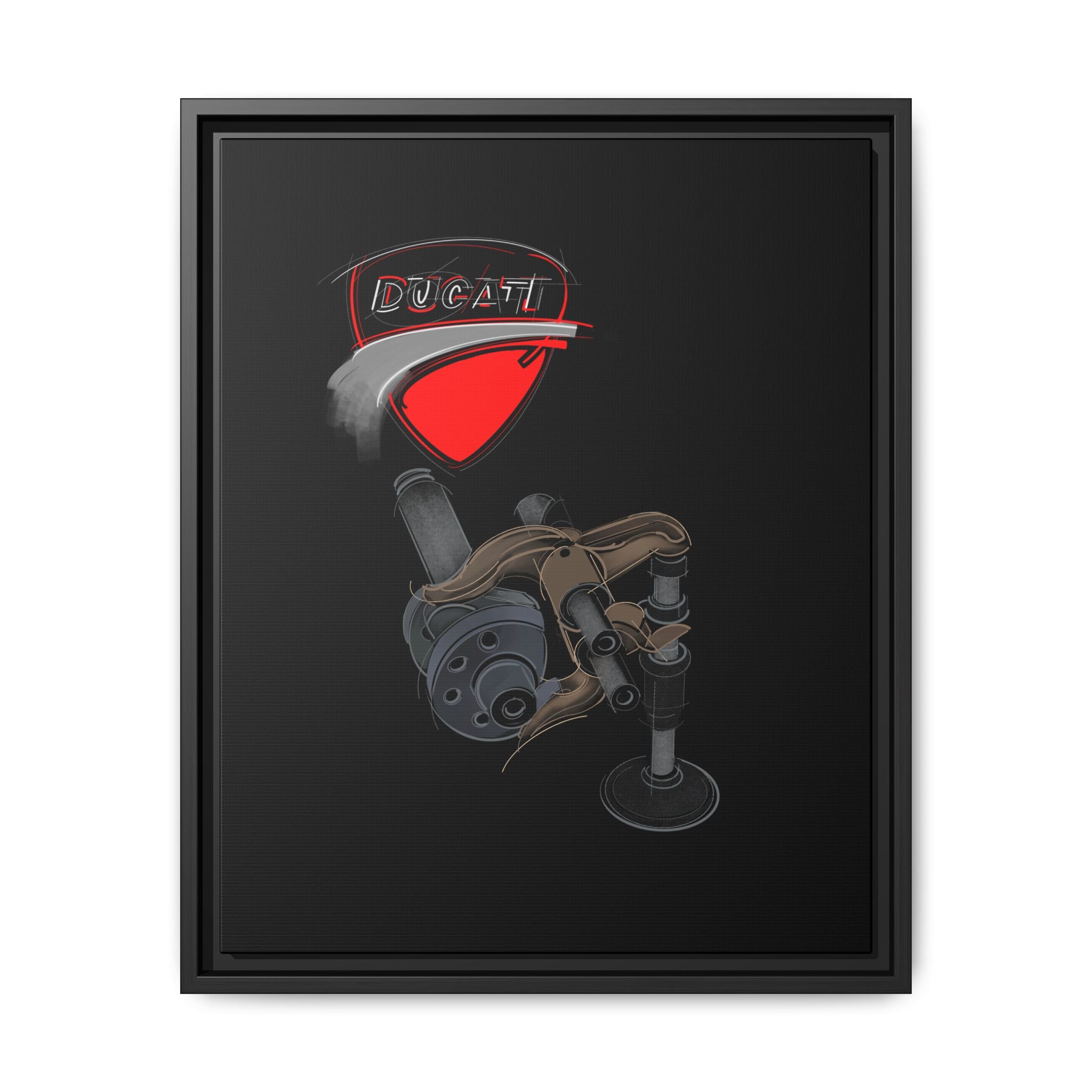 Desmo + Logo Framed