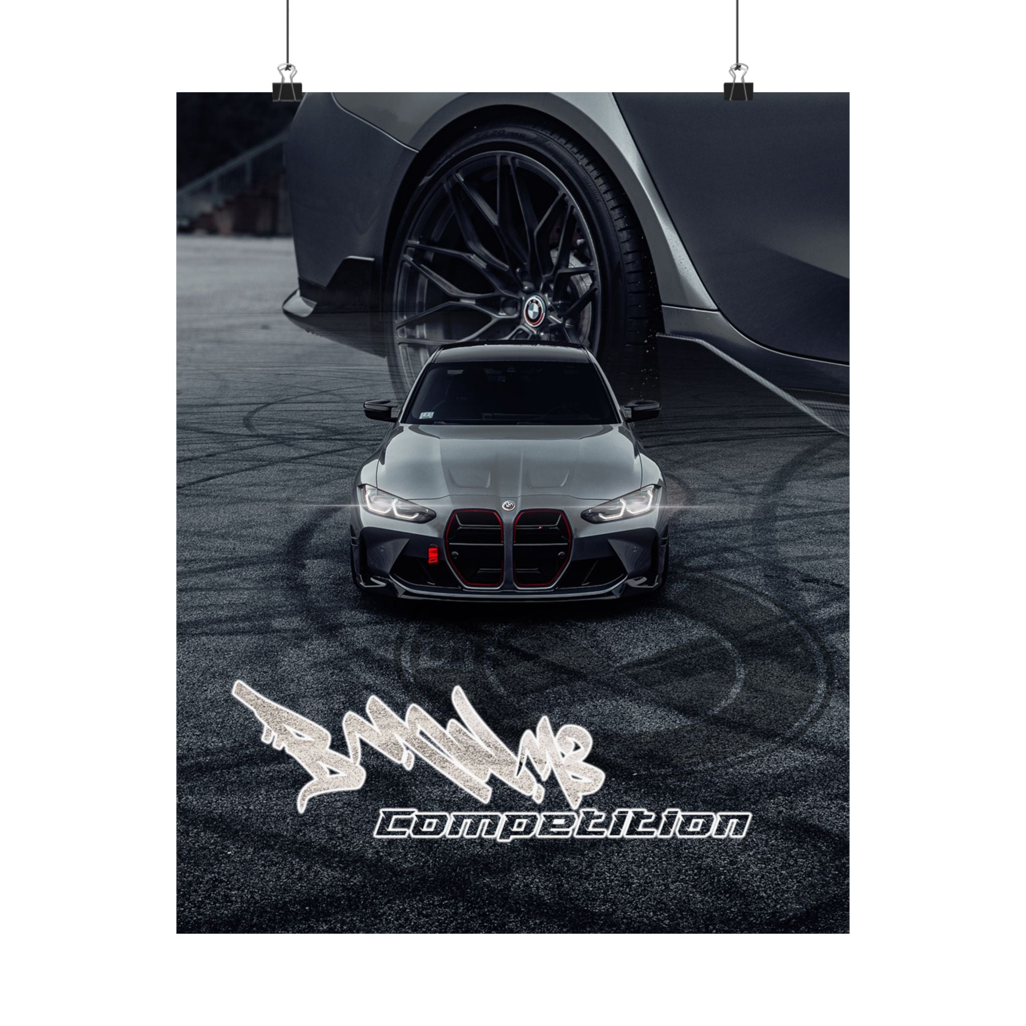 BMW M4 Competition Poster