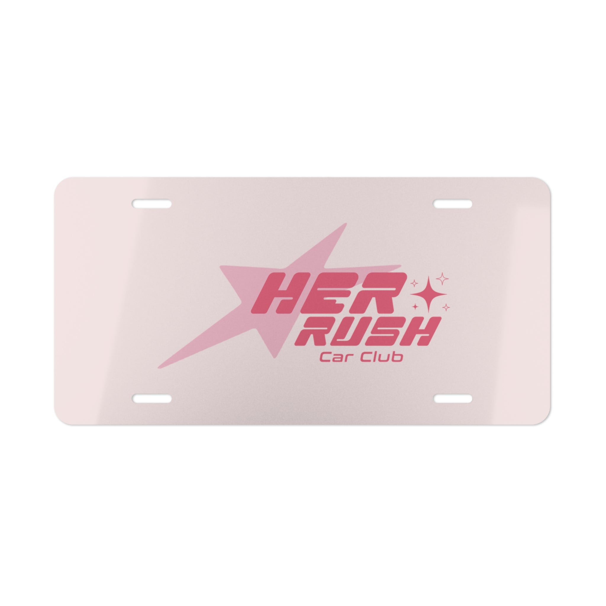 HER_RUSH Car Club Vanity Plate