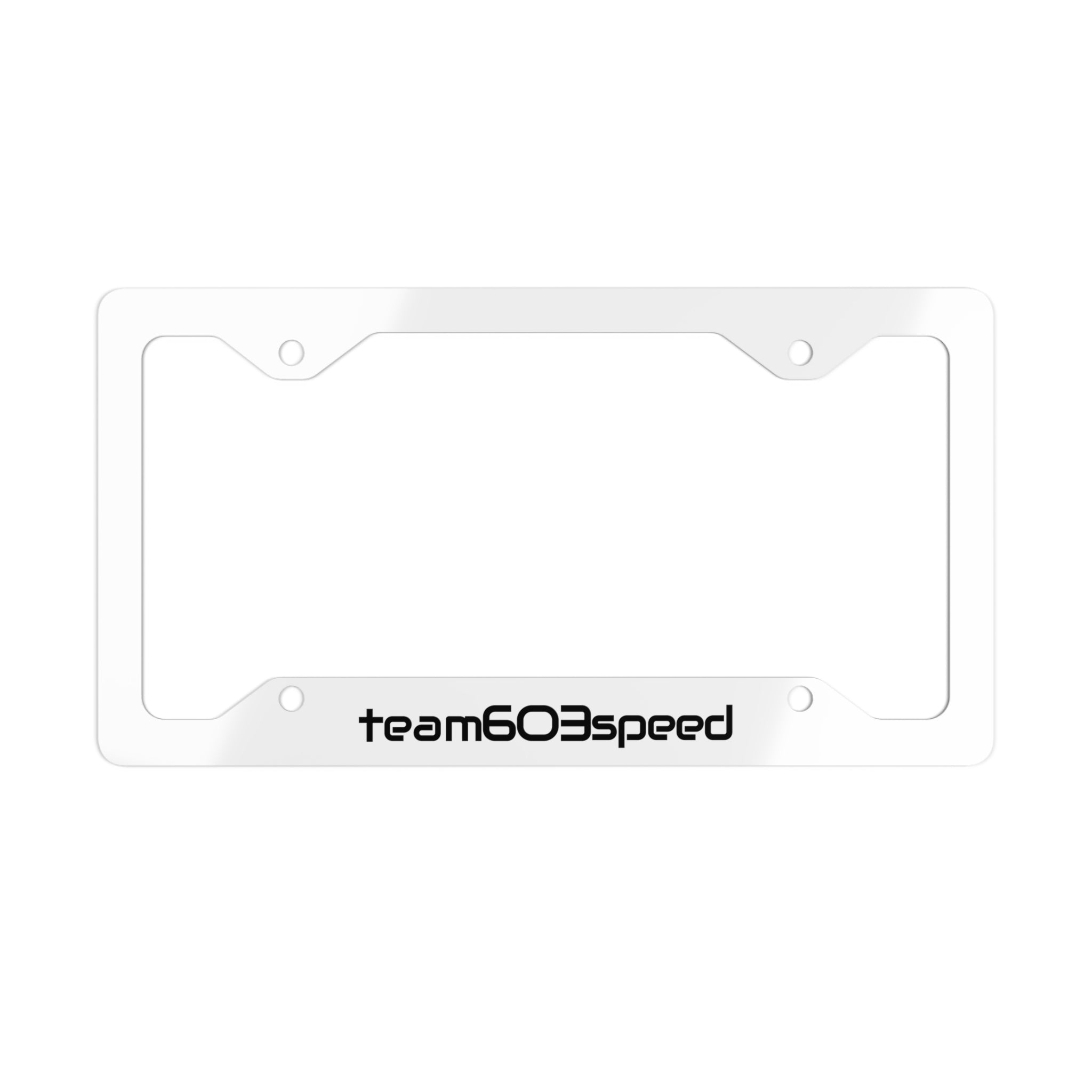 Team603Speed License Plate Frame