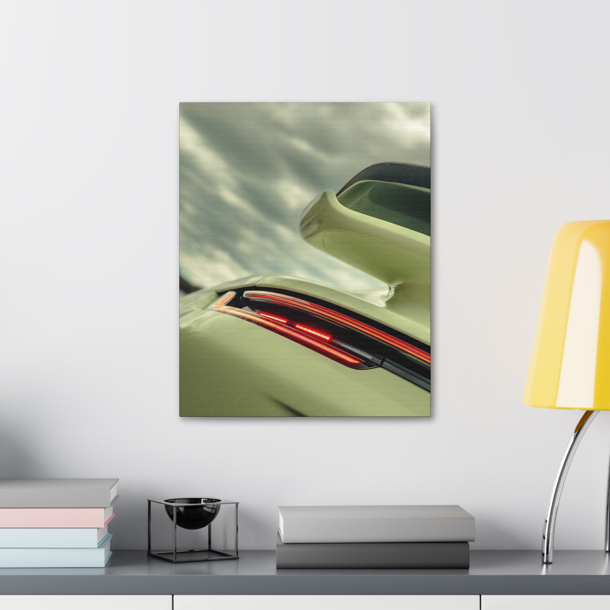 Sports Car Rear Detail Canvas
