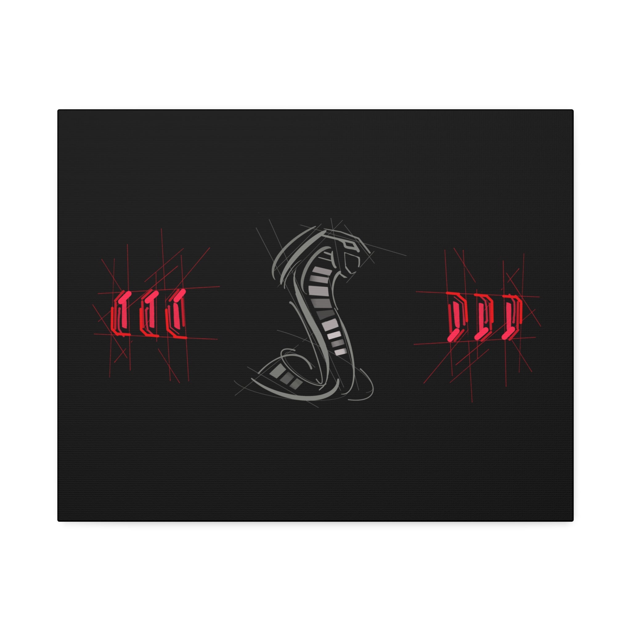 Shelby Snake + Taillights Canvas