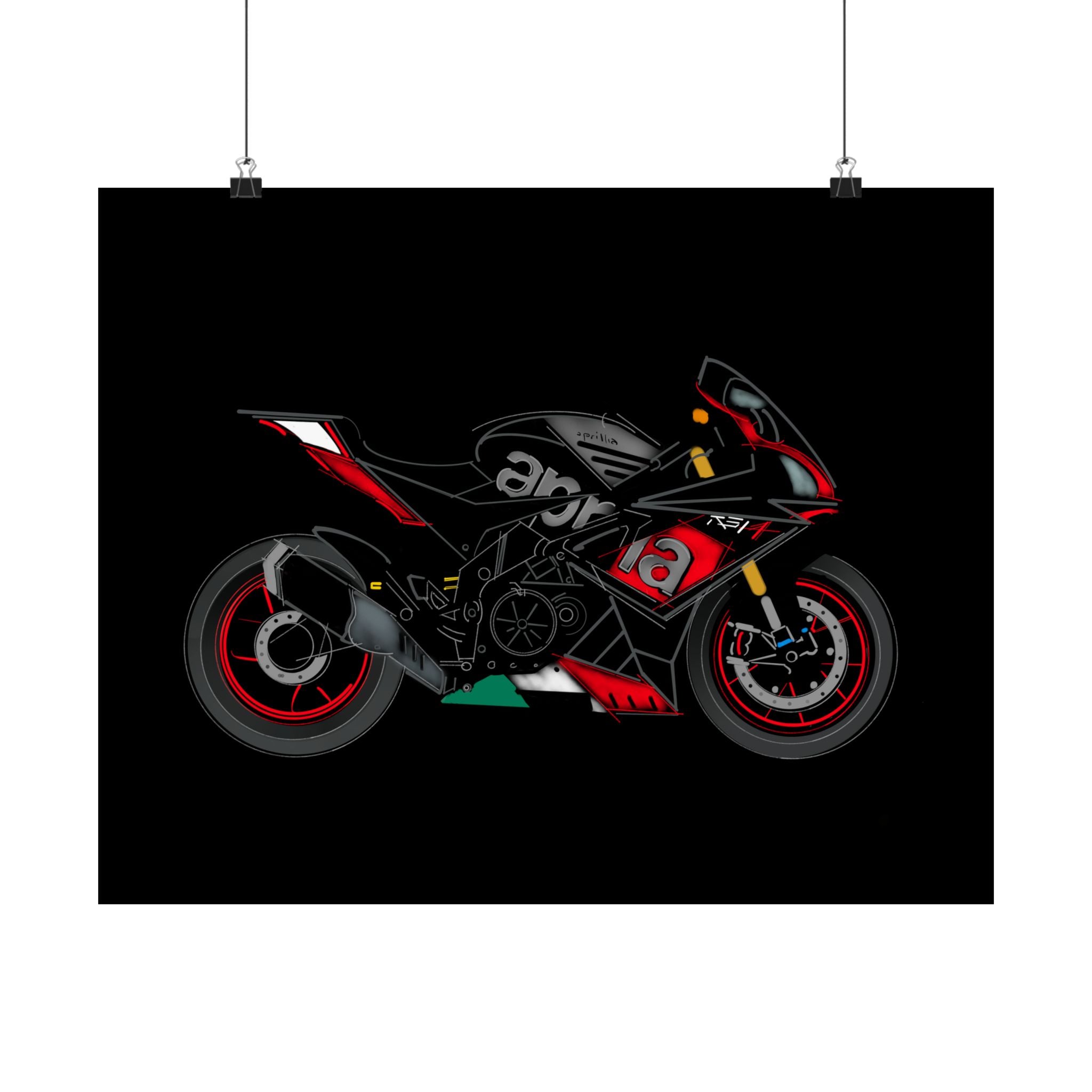 Aprilia RSV4 Poster