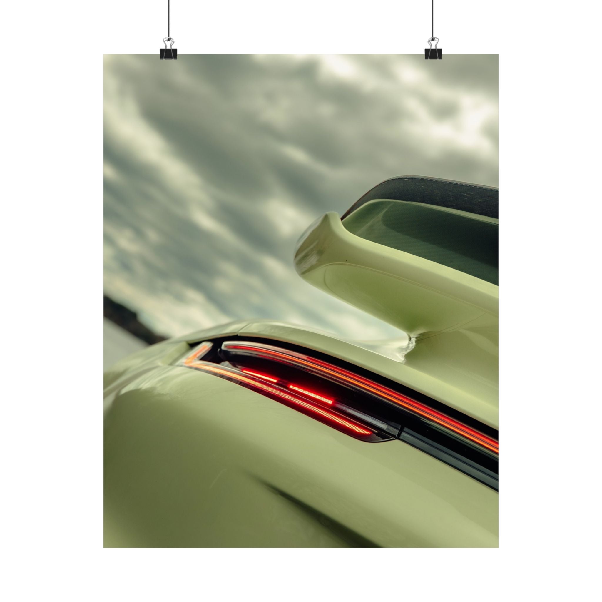 Sports Car Rear Detail Poster