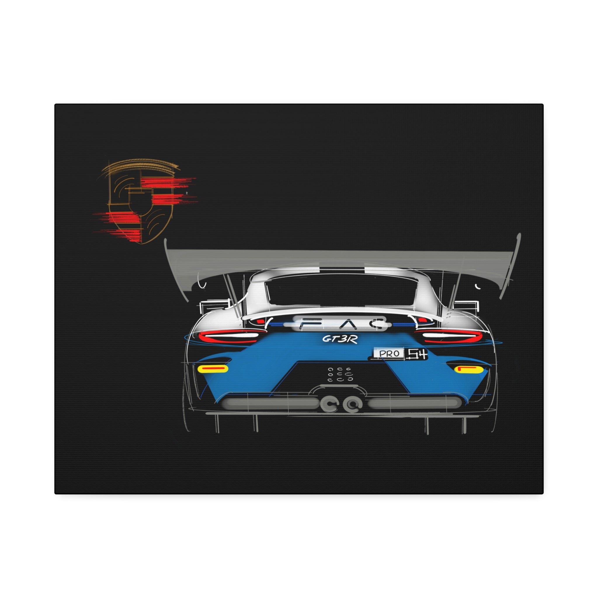GT3R Rear Canvas
