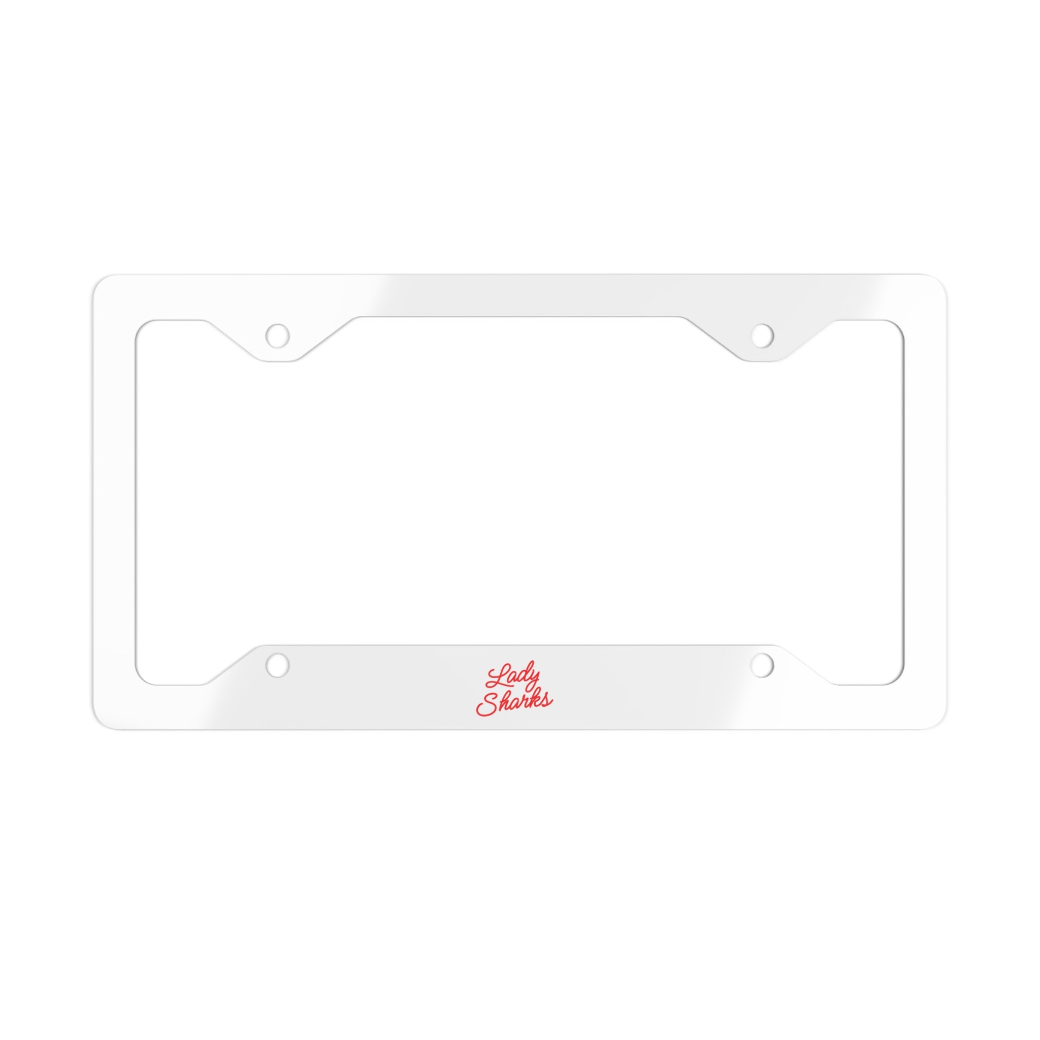 LADY SHARKS License Plate Frame