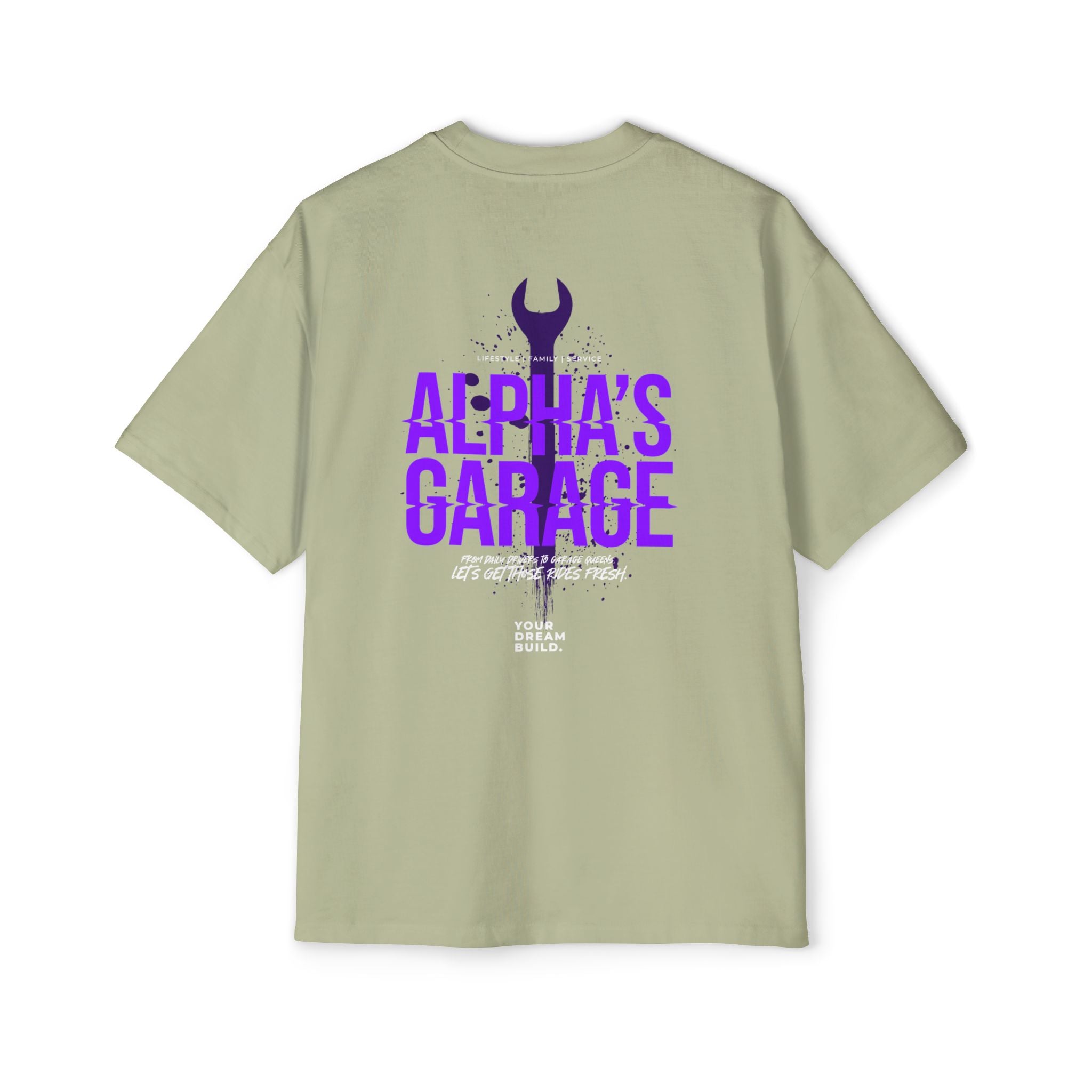 ALPHA'S GARAGE Mechanic Logo Shirt