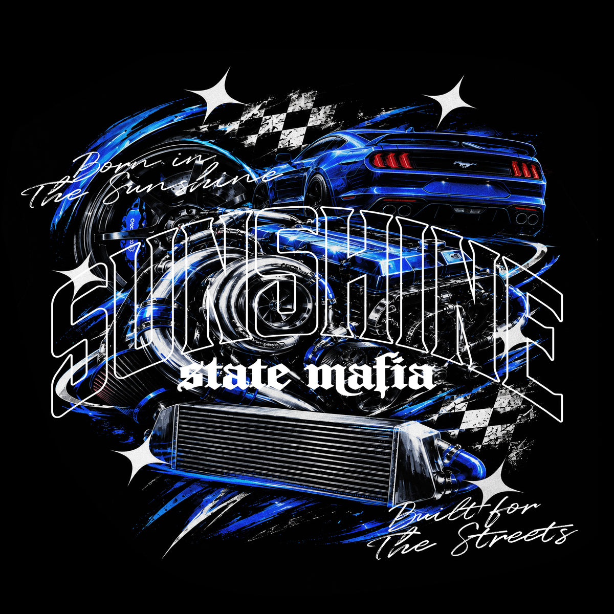SUNSHINE STATE MAFIA Built for the Streets Scoop Neck Shirt - Women's