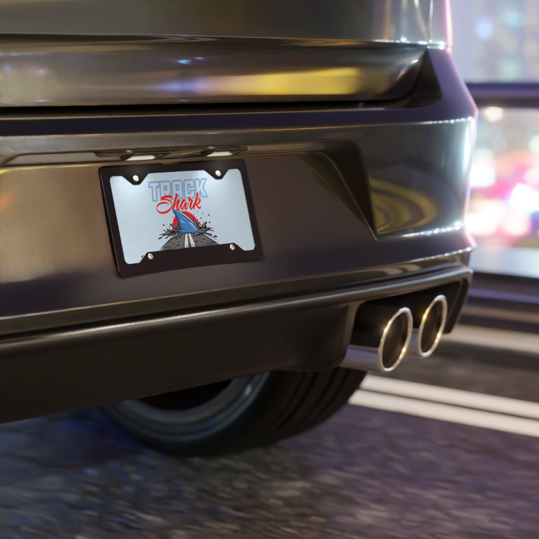 TRACKSHARK CLUB Vanity Plate