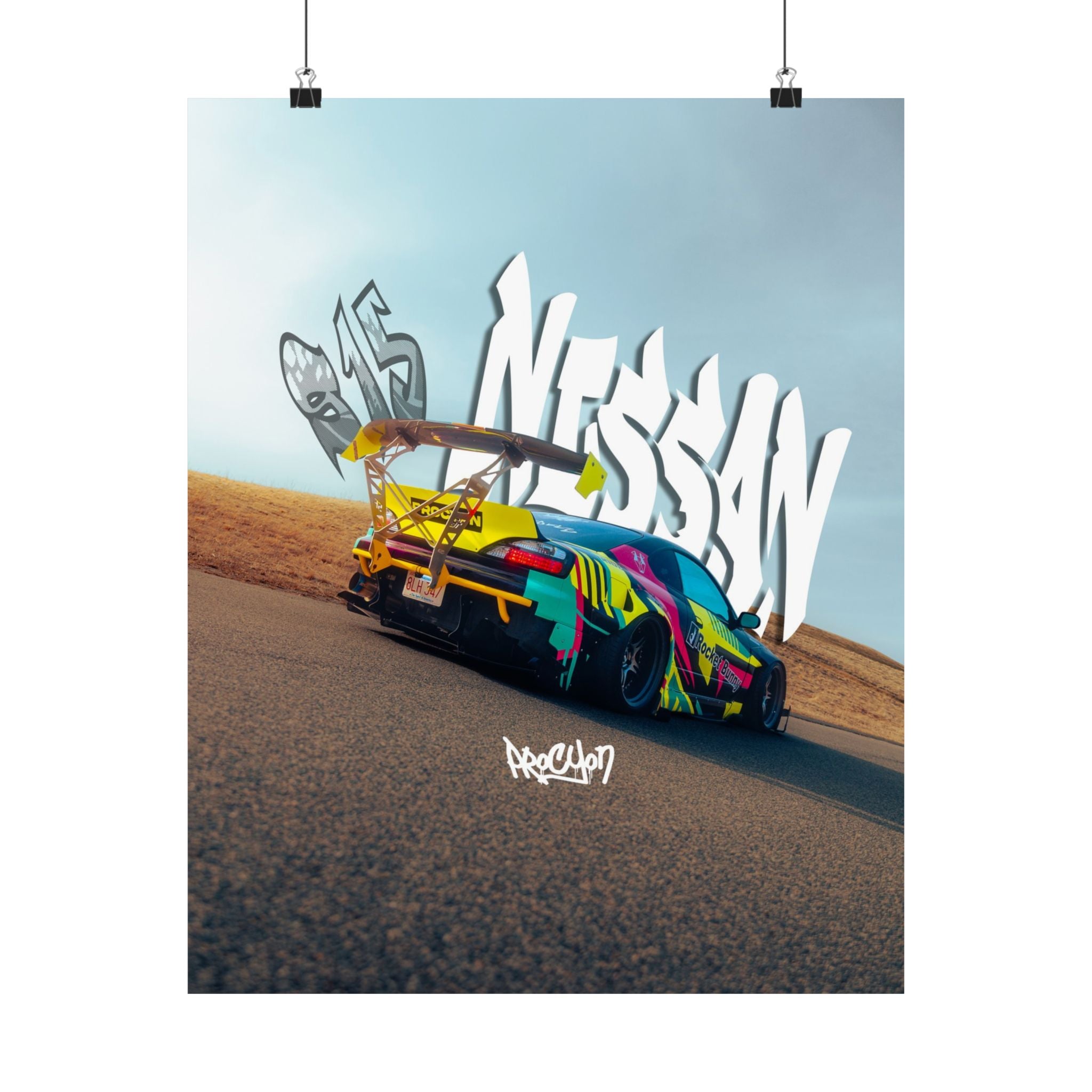 Nissan Skyline Racing Poster