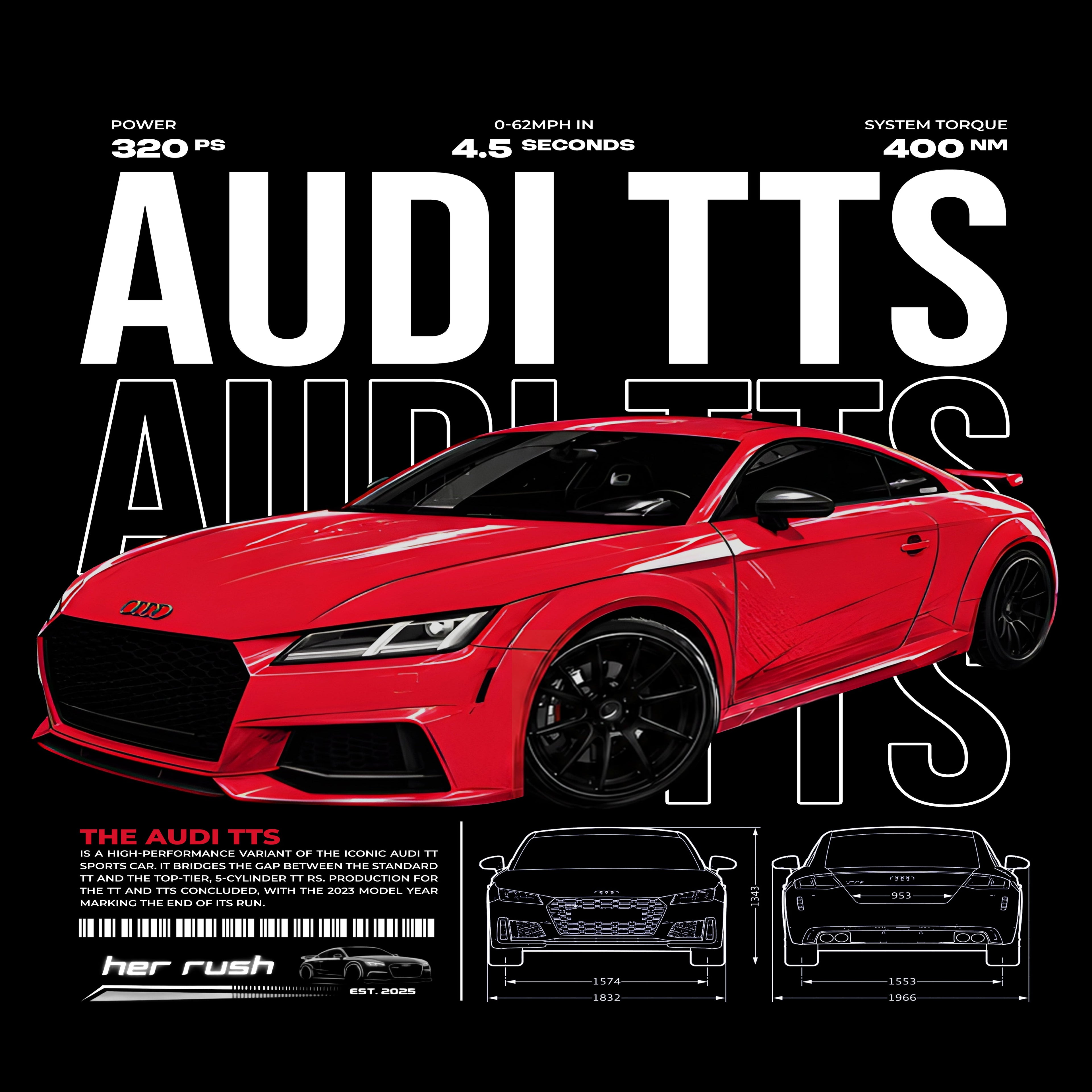 HER_RUSH Audi TTS Cooling Shirt