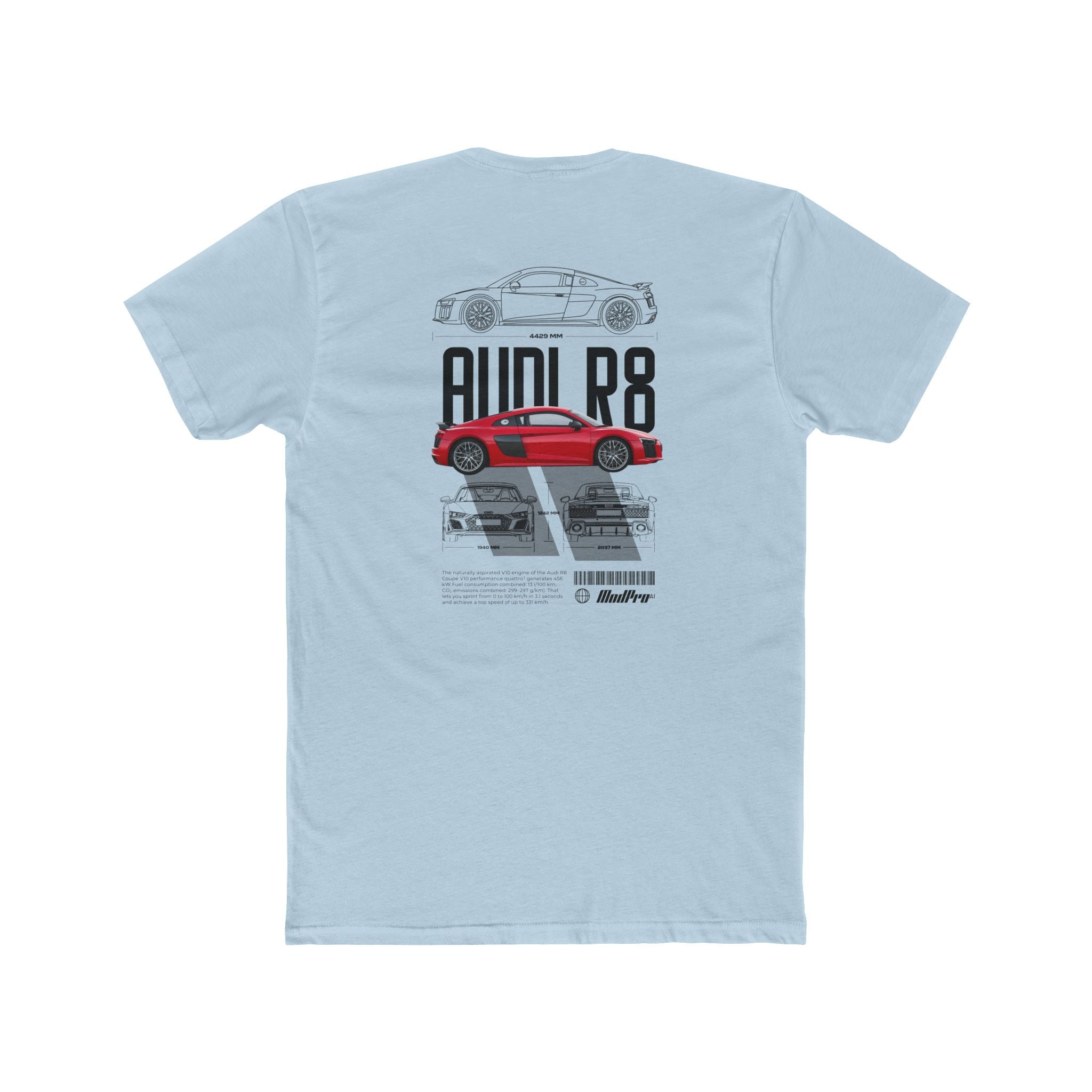 ModPro Audi R8 Blueprint Lightweight Tee