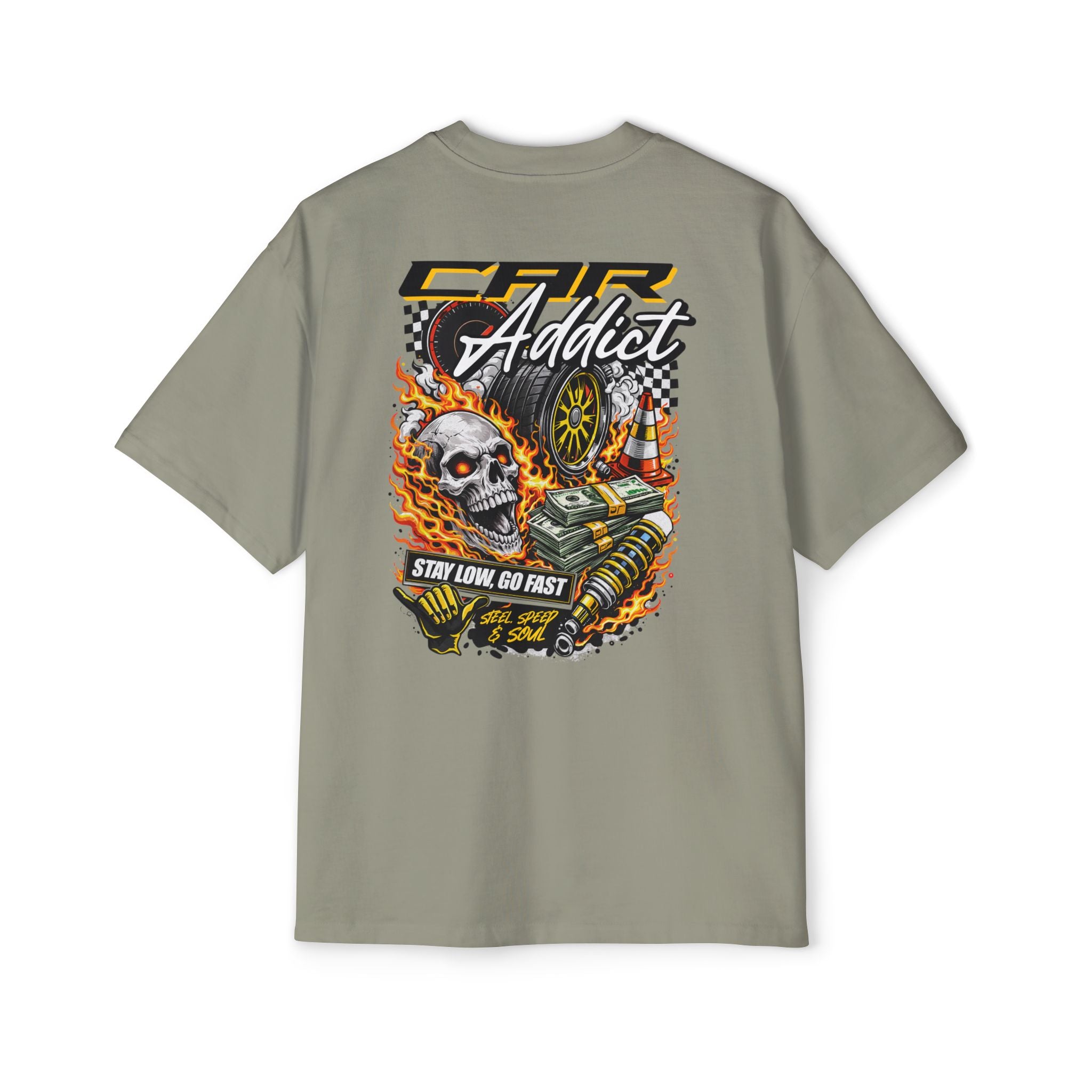 ModPro "Stay Low Go Fast" Skull Racing Shirt
