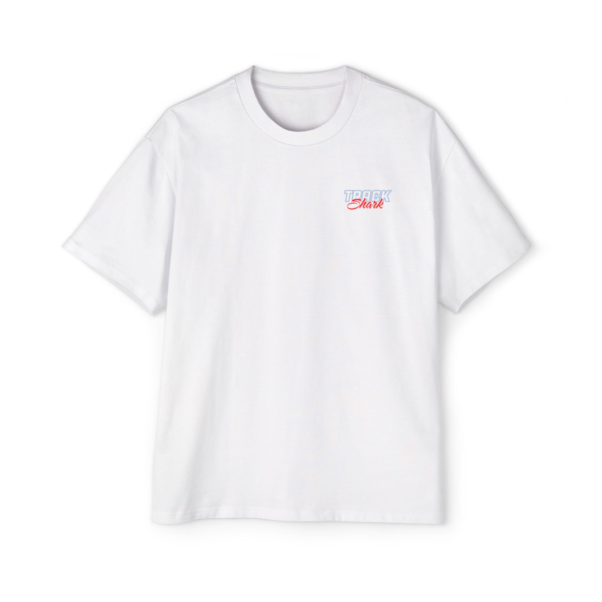 TRACKSHARK CLUB — Retro Racing Shark Graphic Shirt