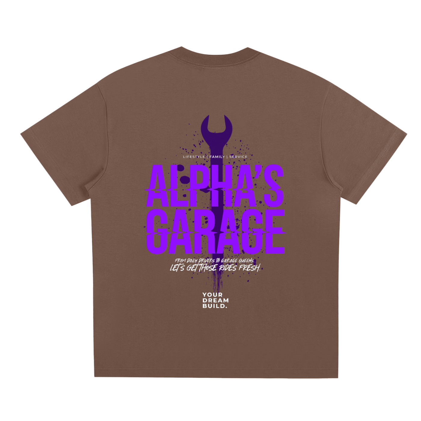 ALPHA'S GARAGE Mechanic Logo Cooling Shirt