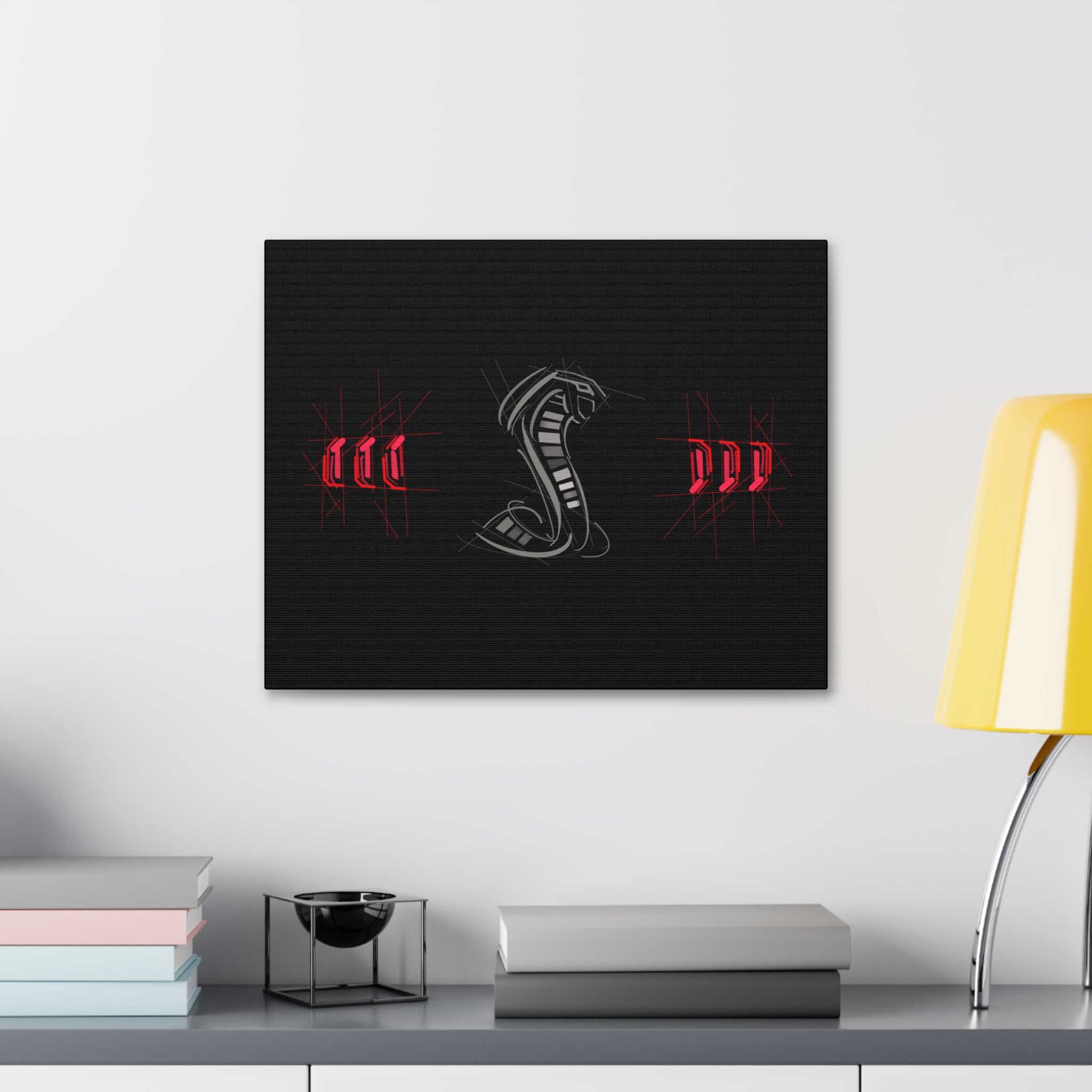 Shelby Snake + Taillights Canvas
