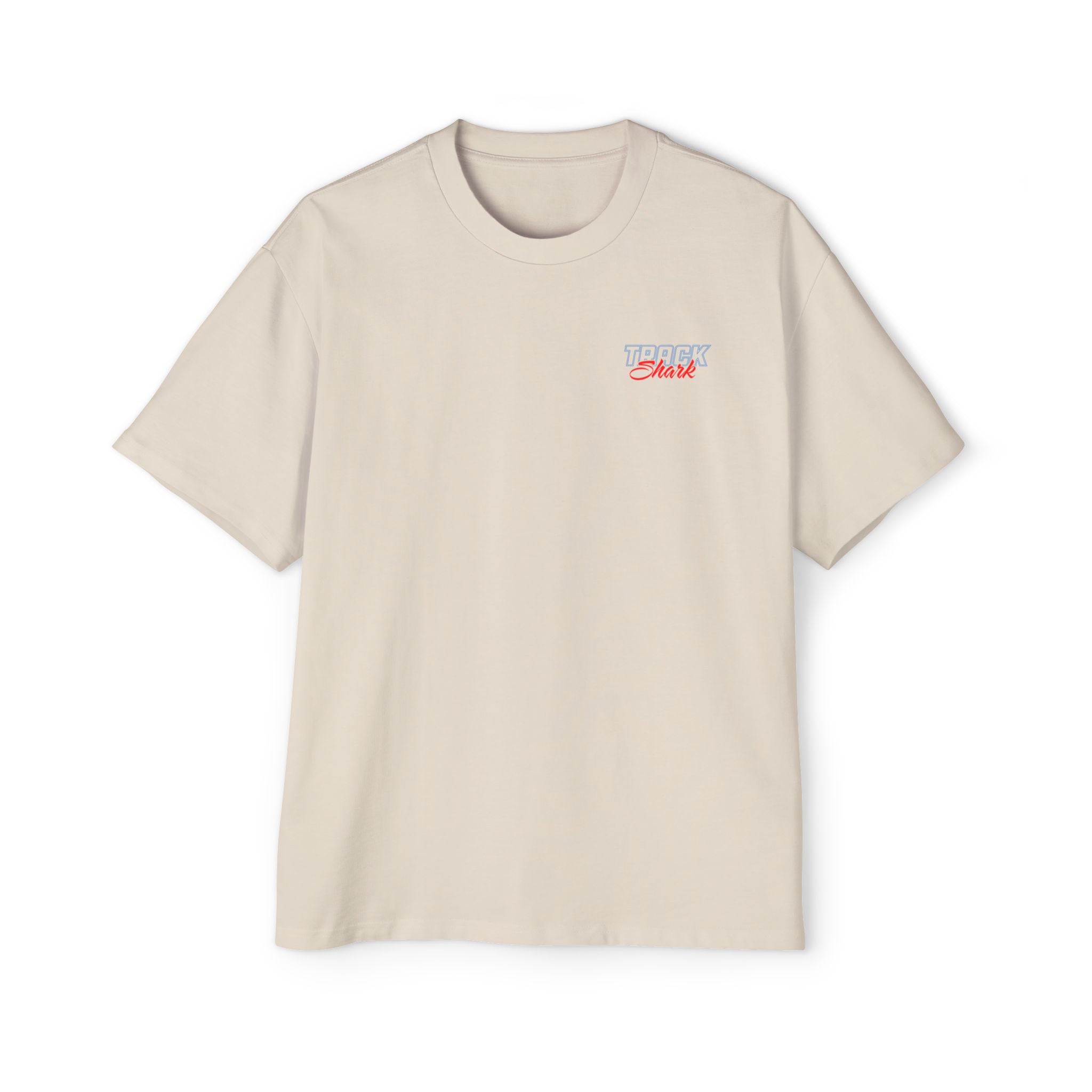 TRACKSHARK CLUB — Retro Racing Shark Graphic Shirt