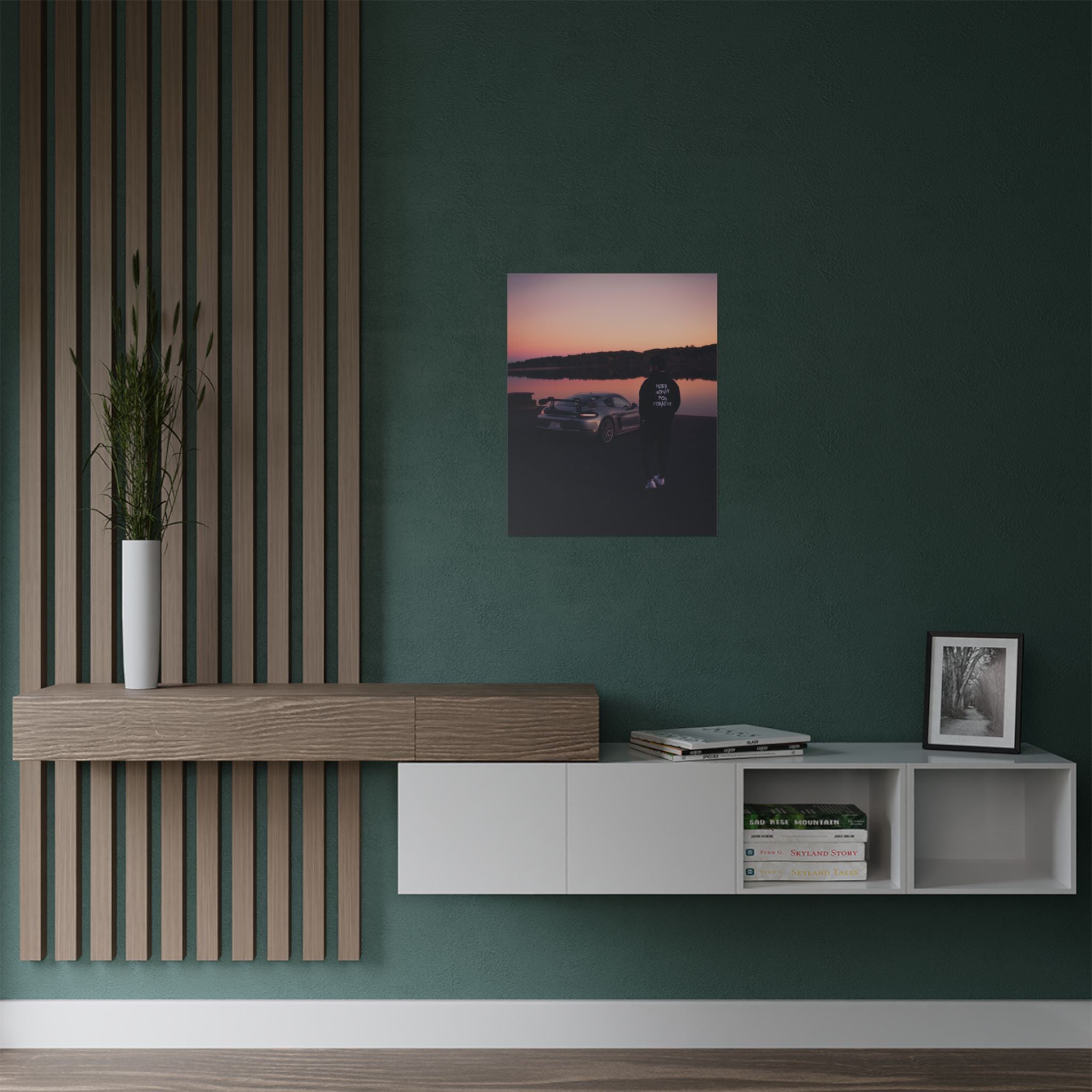"Need Money For Porsche" Sunset Drive Poster