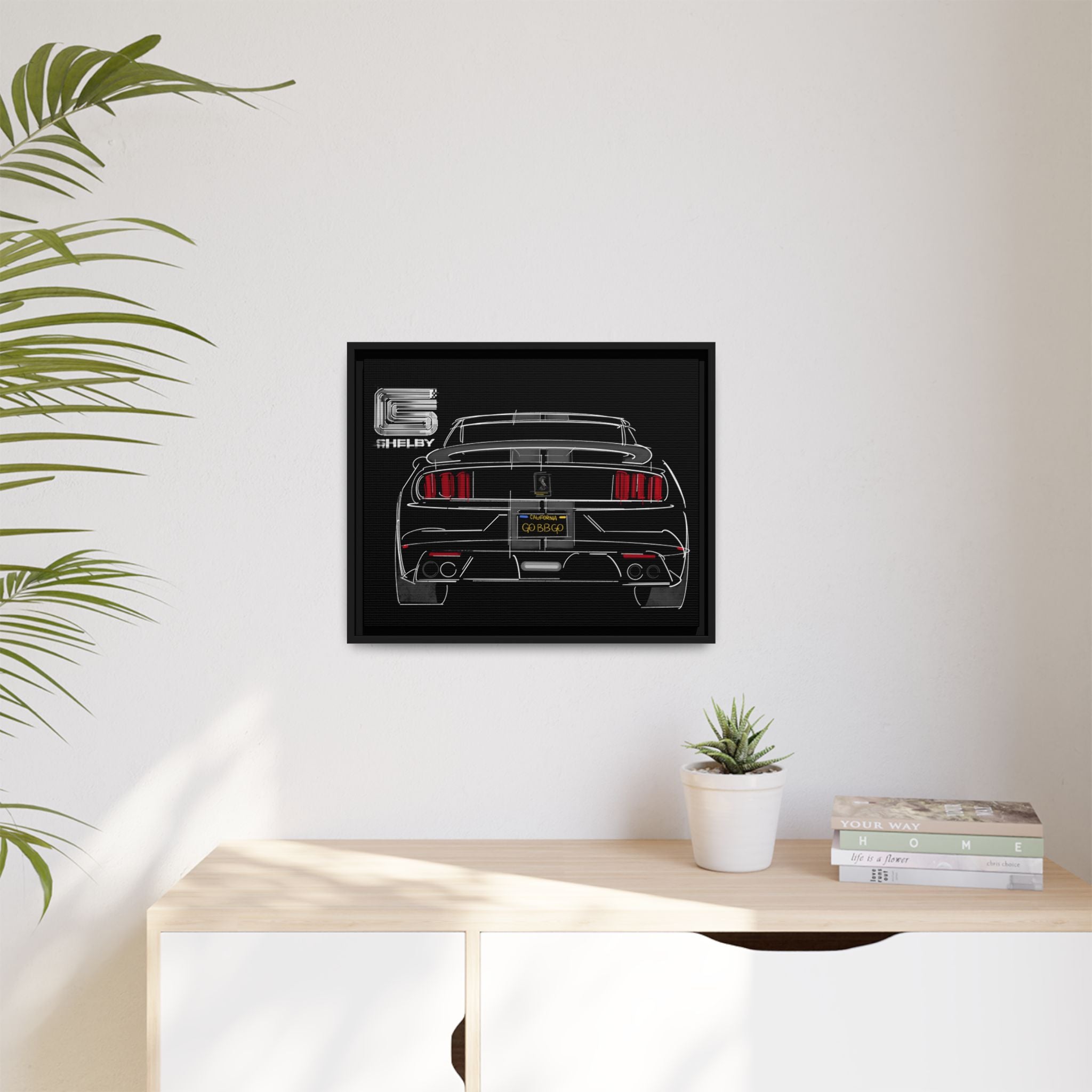 GT350 Rear + CS Framed