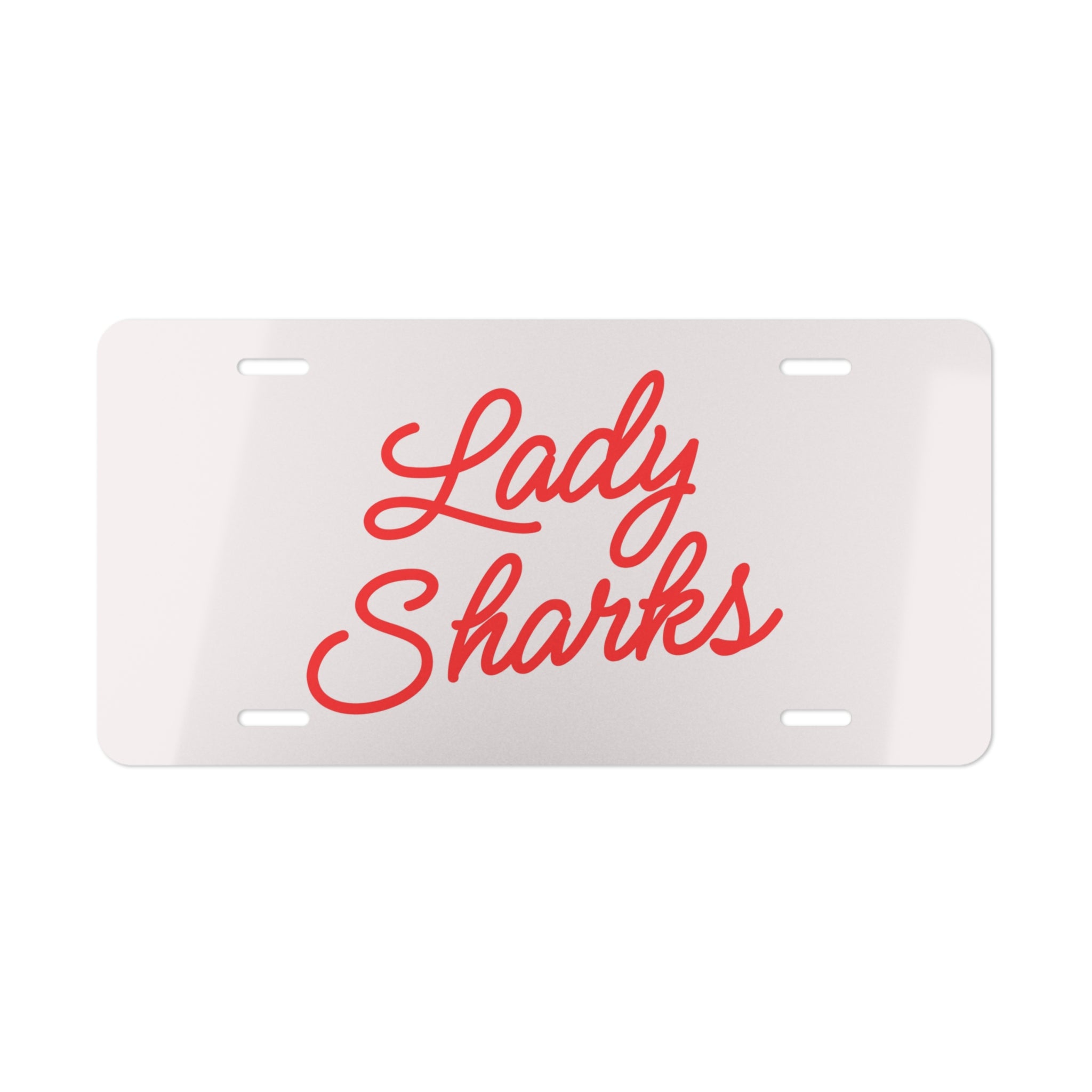 LADY SHARKS Vanity Plate