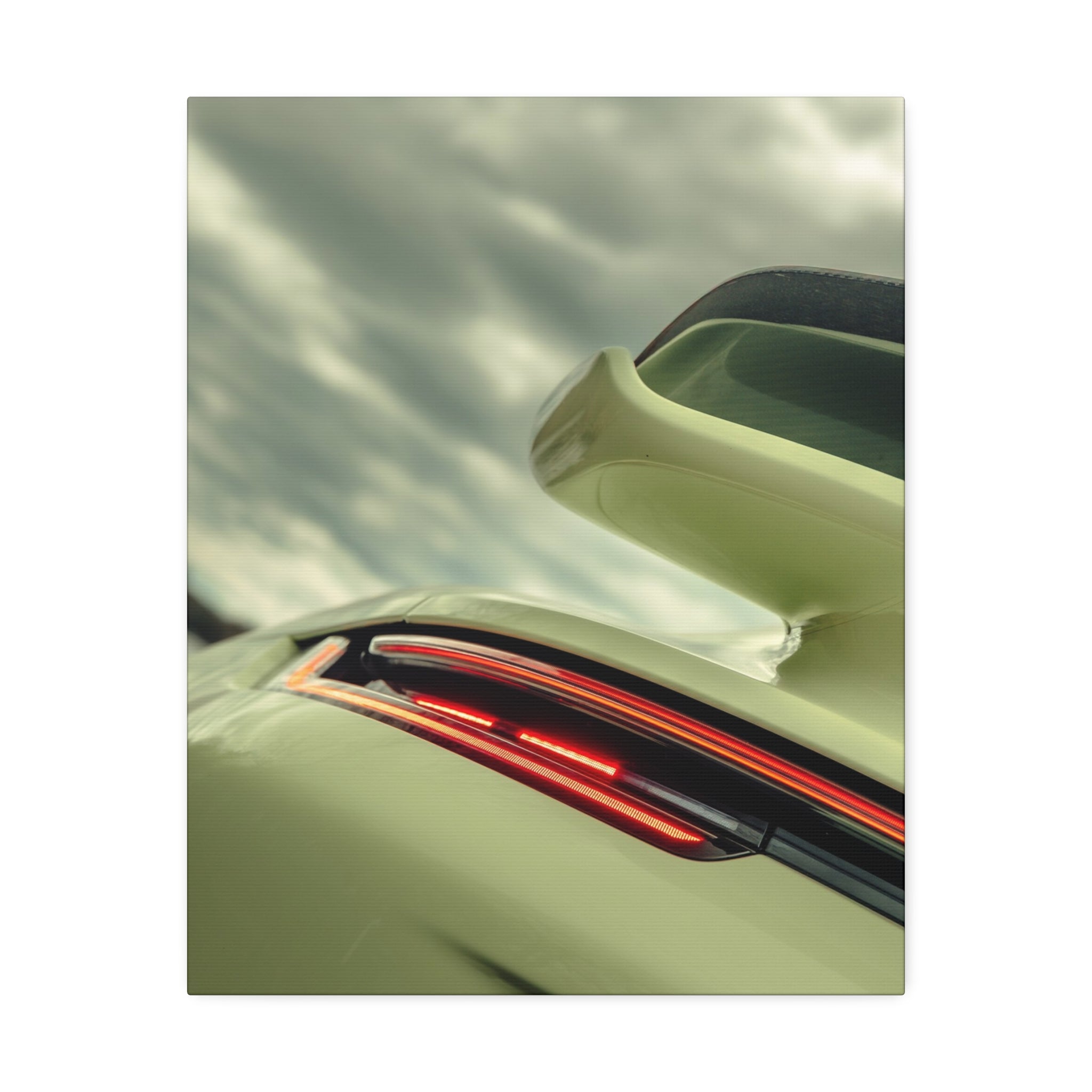Sports Car Rear Detail Canvas