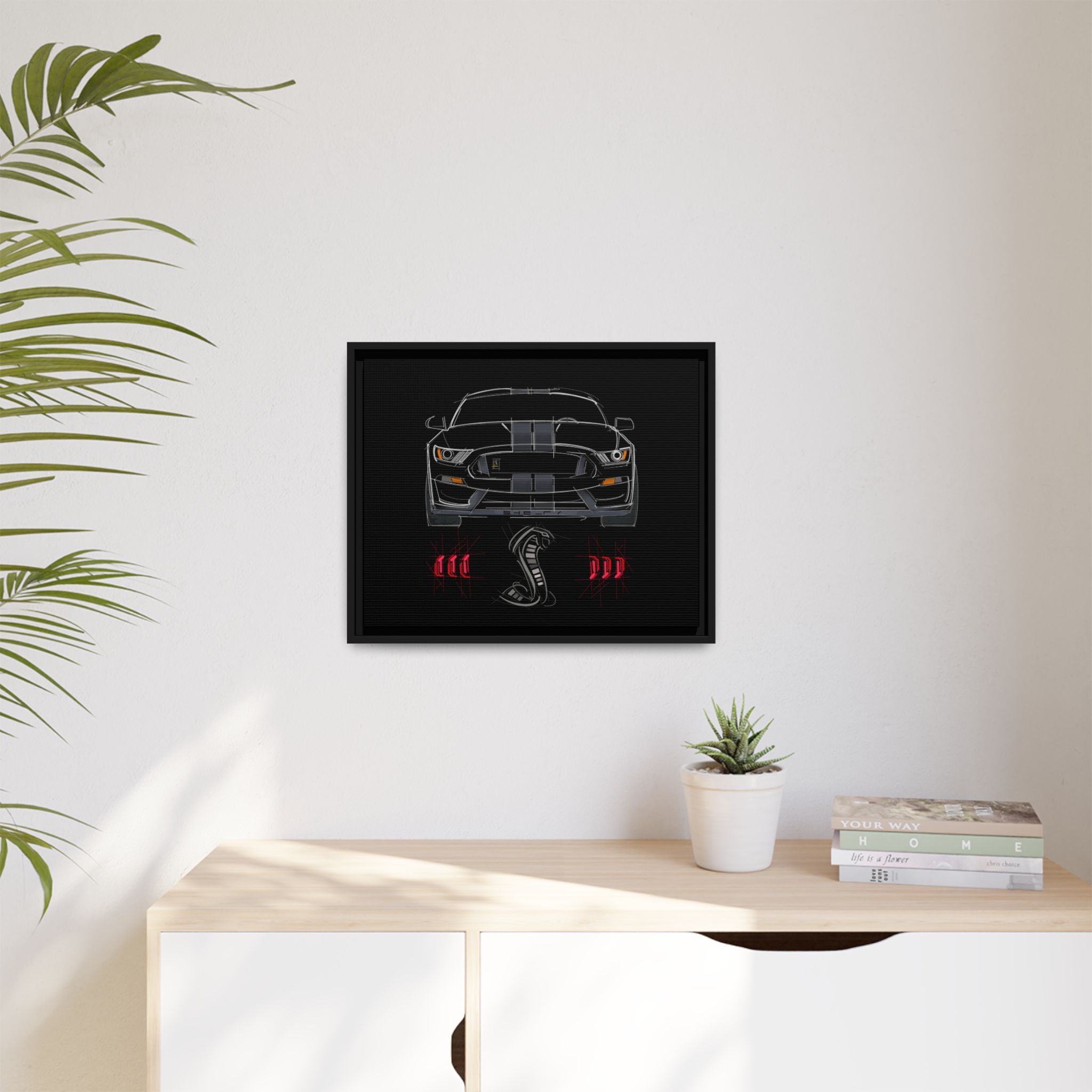 GT350 Front + Taillights Framed