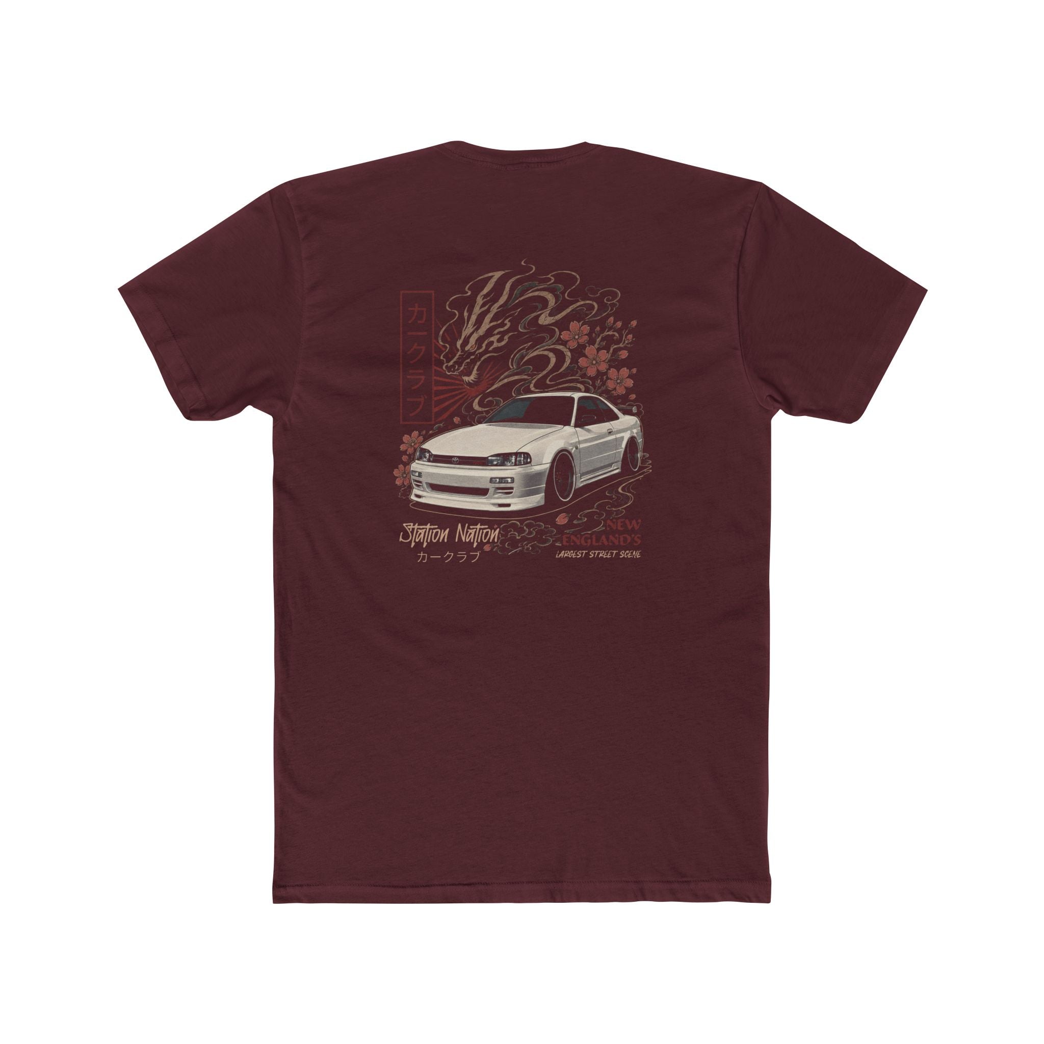 STATION NATION Sakura Japanese Street Style Lightweight Shirt
