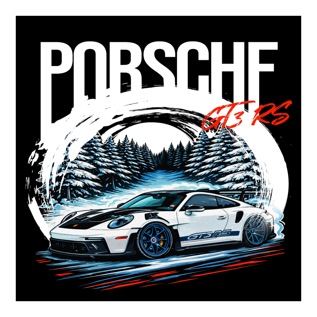 ADDICTIVE Porsche GT3 RS Shirt