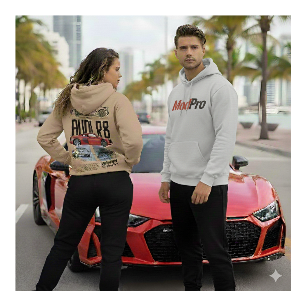 ModPro Audi R8 Blueprint Hoodie
