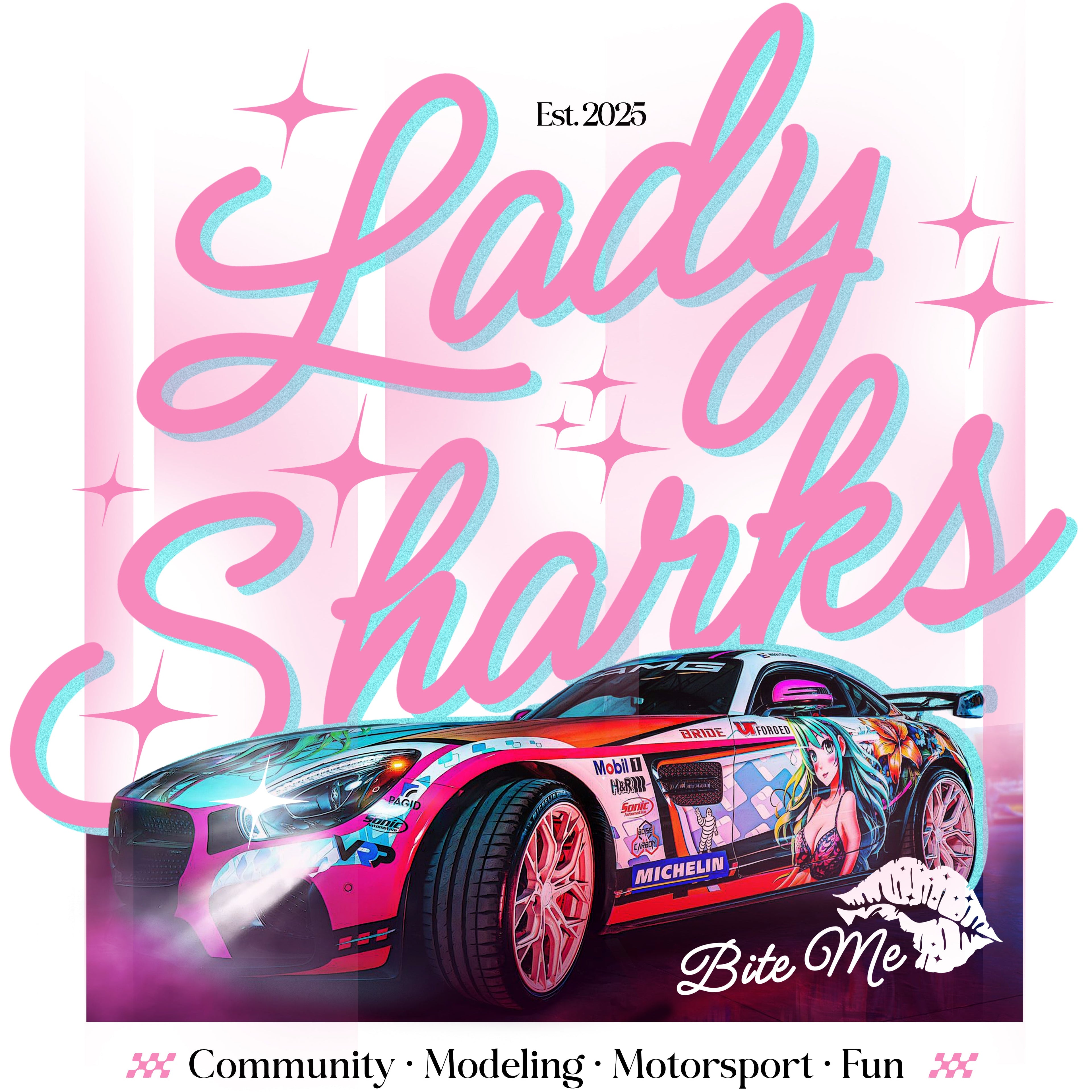 LADY SHARKS Bite Me Scoop Neck Shirt - Women's