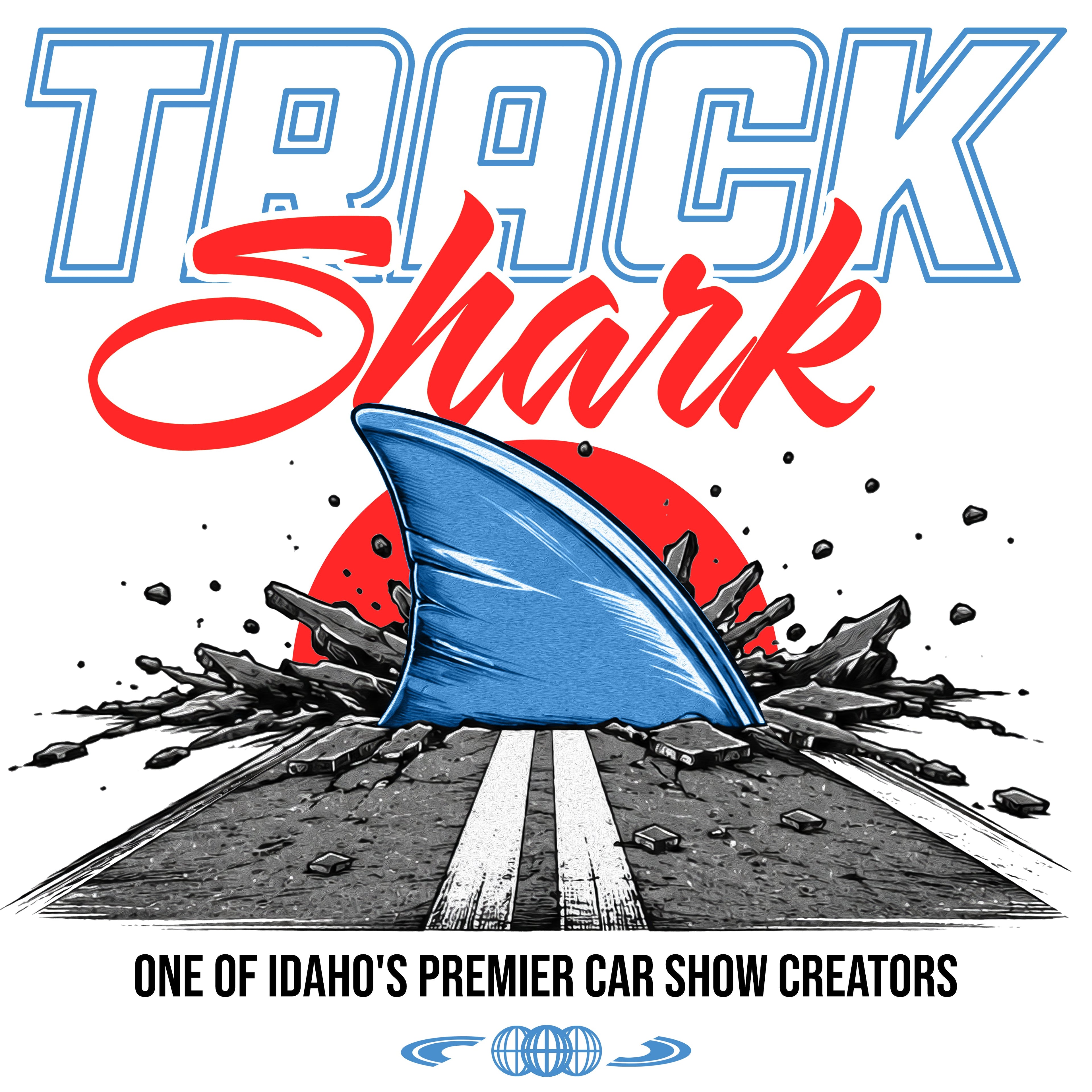 TRACKSHARK CLUB - Retro Racing Shark Cooling Shirt