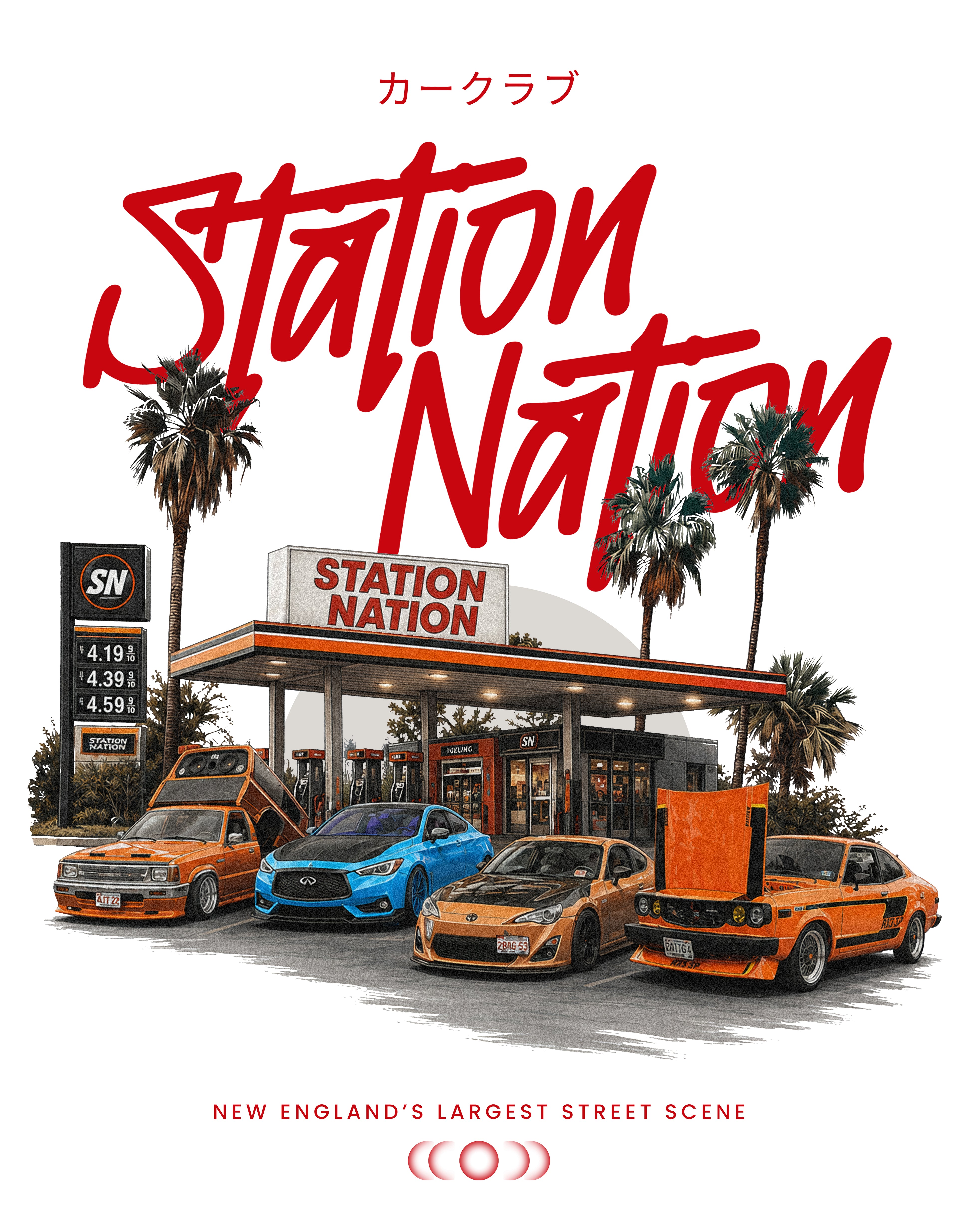 STATION NATION Gas Station Graphic Tank Top - Women's