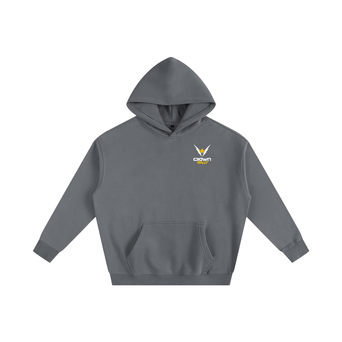 Crown Rally Graphic "#Rally4ACause" Car Print Hoodie Dark