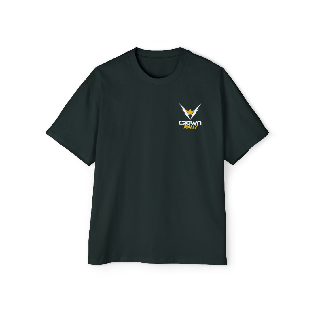 Crown Rally Graphic "#Rally4ACause" Car Print Shirt Dark
