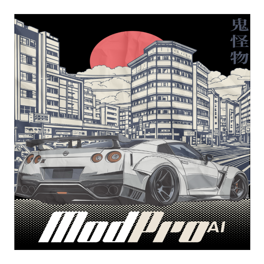 ModPro Skyline Graphic Hoodie