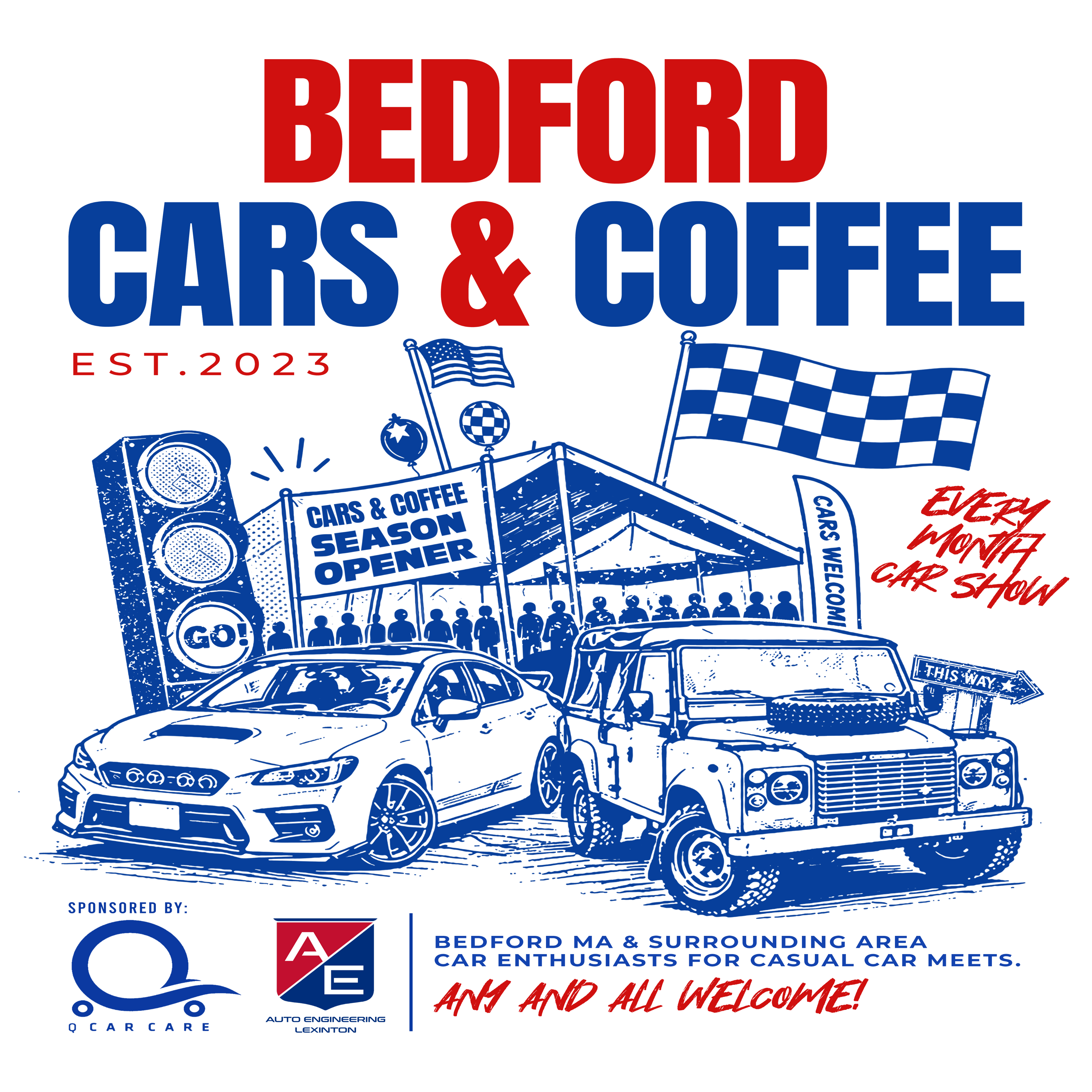 Bedford Cars & Coffee Meet Cooling Shirt
