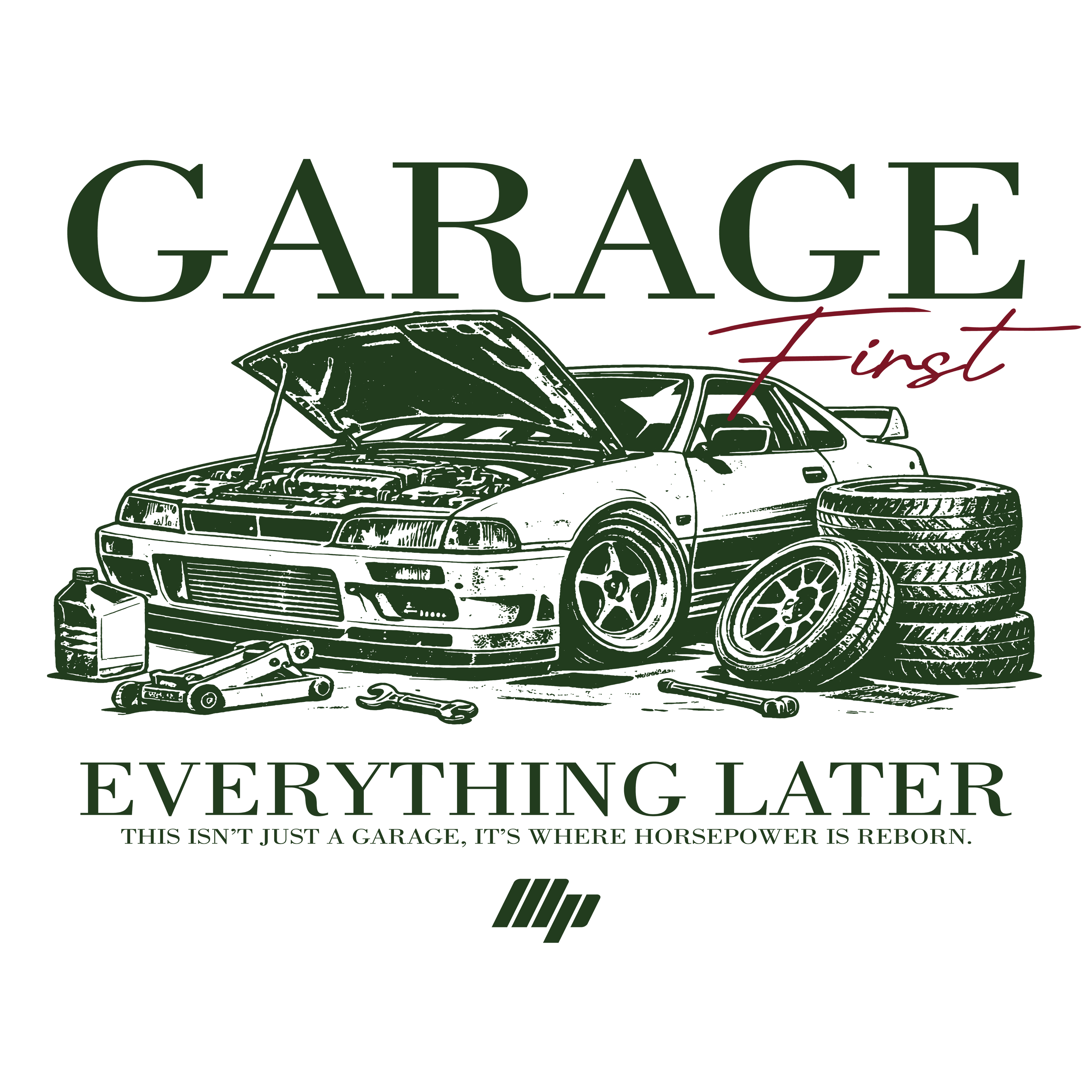 ModPro "Garage First, Everything Later" Cooling Shirt