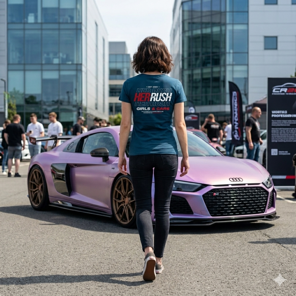 HER_RUSH Girls & Cars Shirt - Women's
