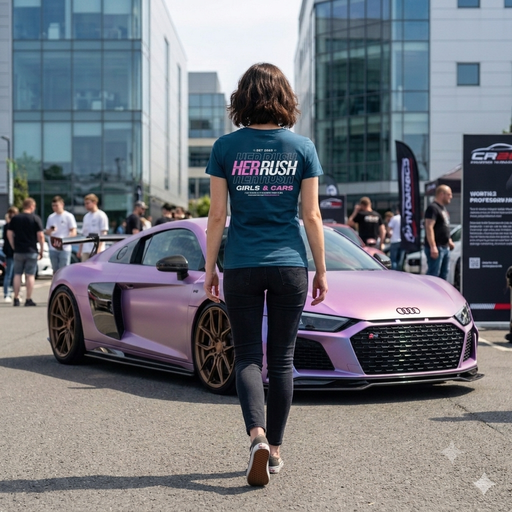 HER_RUSH Girls & Cars Shirt - Women's