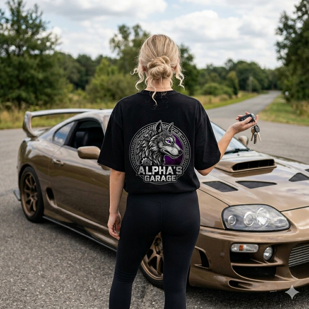 ALPHA'S GARAGE Logo Shirt