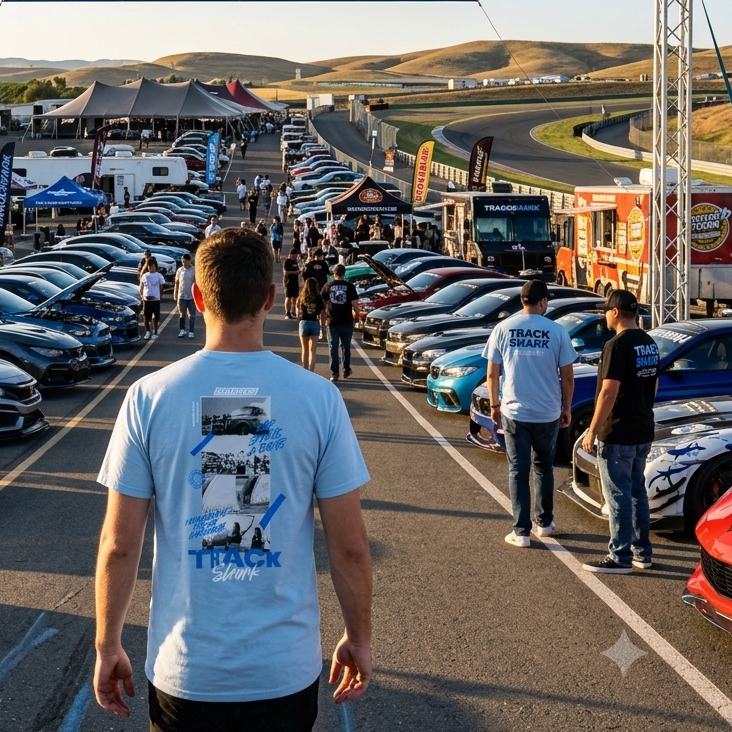 TRACKSHARK CLUB - Motorsport Graphic Lightweight Tee