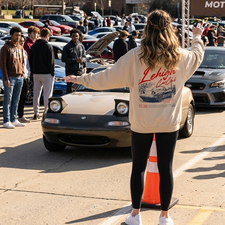 LEHIGH CAR CLUB Logo Hoodie