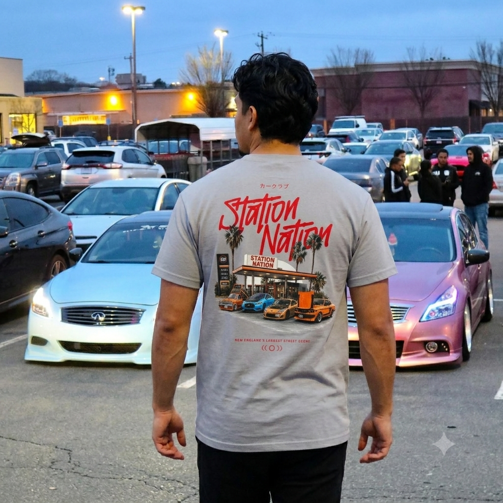STATION NATION Gas Station Graphic Cooling Shirt